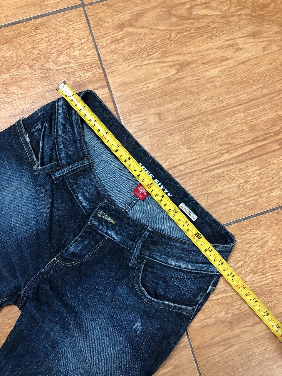 Japanese Brand Dirty Painted Distressed Thrashed Faded Baggy Jeans Y2K Size US 28 / EU 44 - 4 Thumbnail