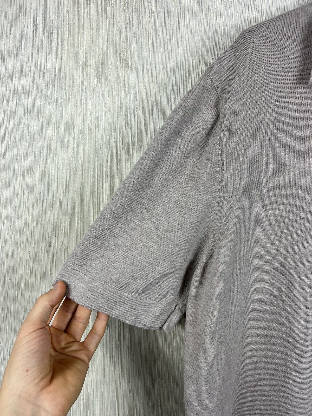 Gran Sasso Gran Sasso cotton button up short sleeve shirt tee cardigan Size US M / EU 48-50 / 2 - 9 Thumbnail