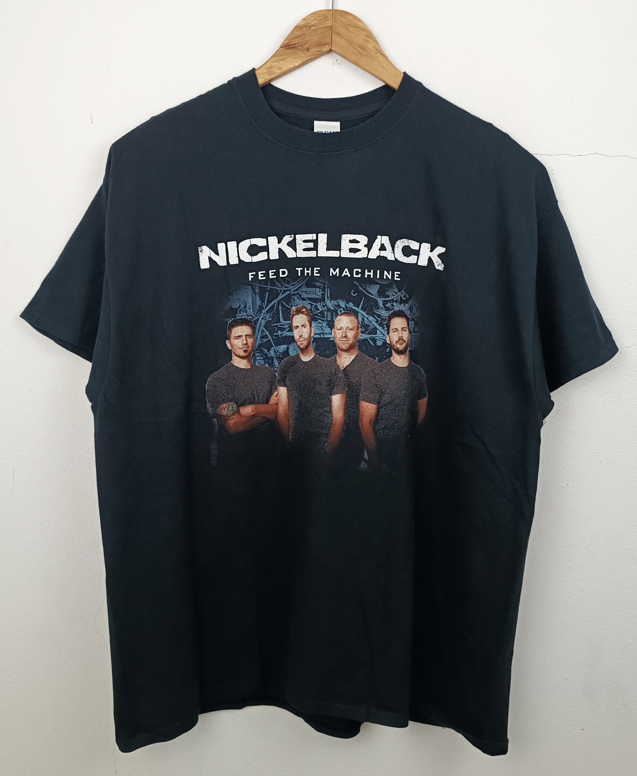 Band Tees VINTAGE 2019 NICKELBACK FEED THE MACHINE TOUR TEE Size US XL / EU 56 / 4 - 3 Thumbnail