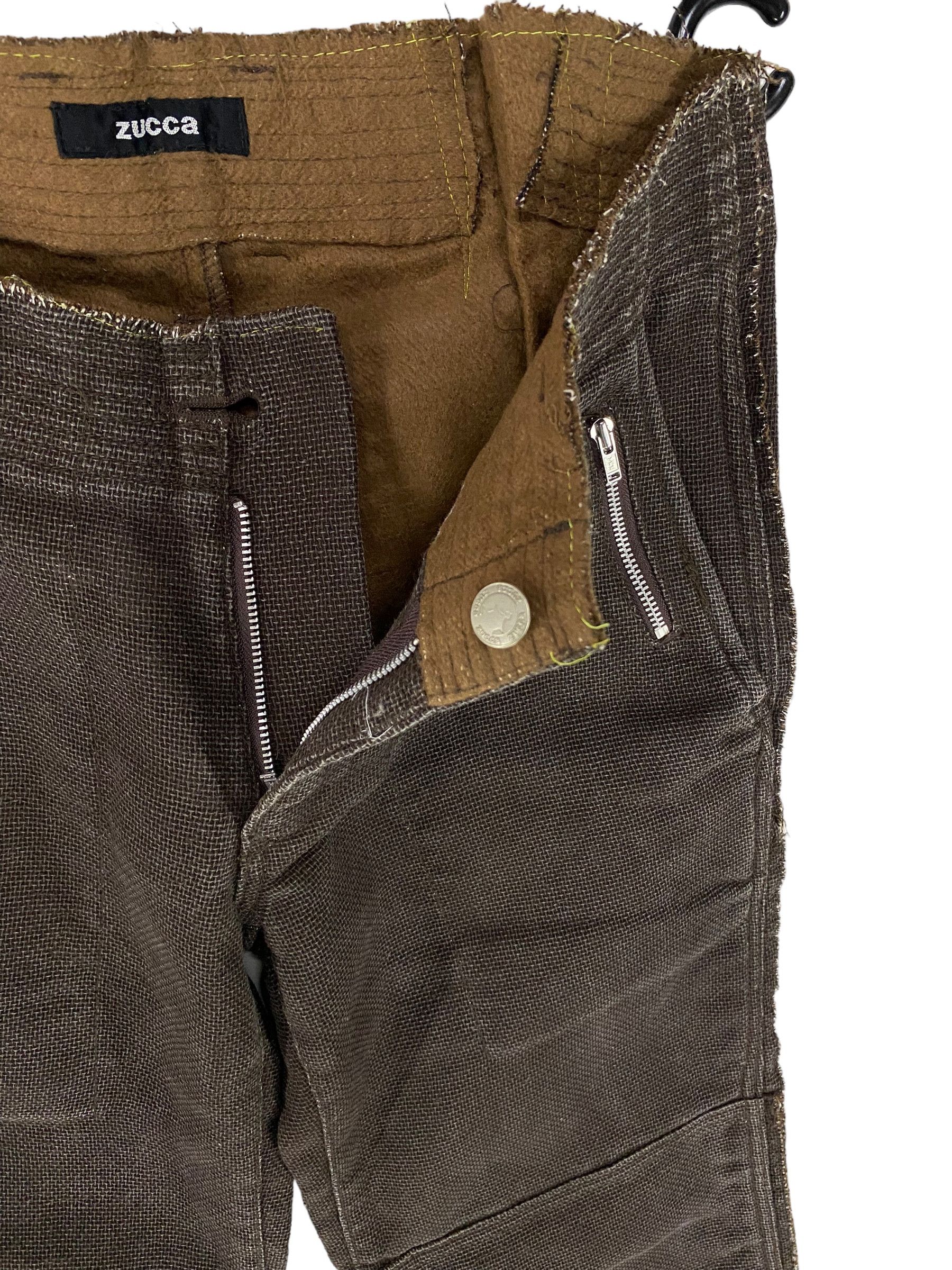 Designer × Issey Miyake × Zucca 90s Issey Miyake Zucca raw edge sackcloth pant Size US 32 / EU 48 - 9 Thumbnail