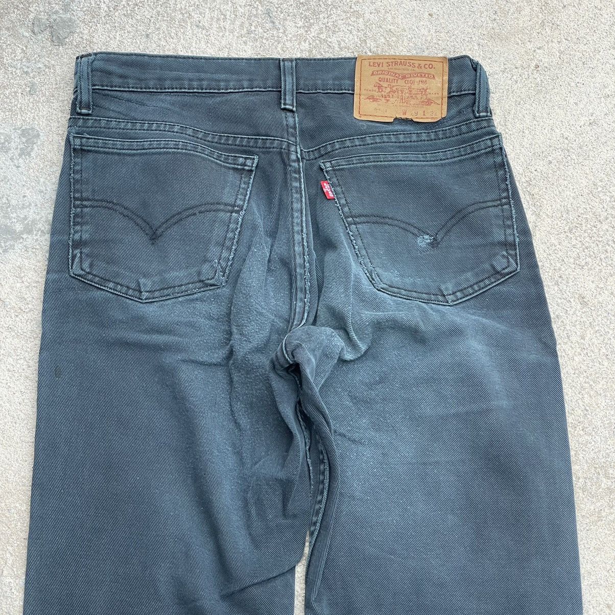 Levi's Made & Crafted × Levi's Vintage Clothing “LEVIS” DISTRESSED SLIM FIT DENIM JEANS Size US 29 - 8 Thumbnail