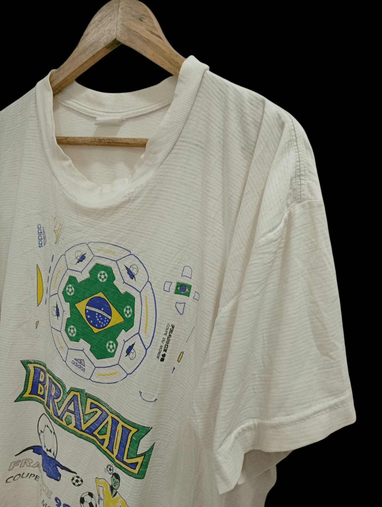 Vintage 🔥🔥Vintage France 98 Coupe Du Monde T-Shirt Size US L / EU 52-54 / 3 - 8 Thumbnail