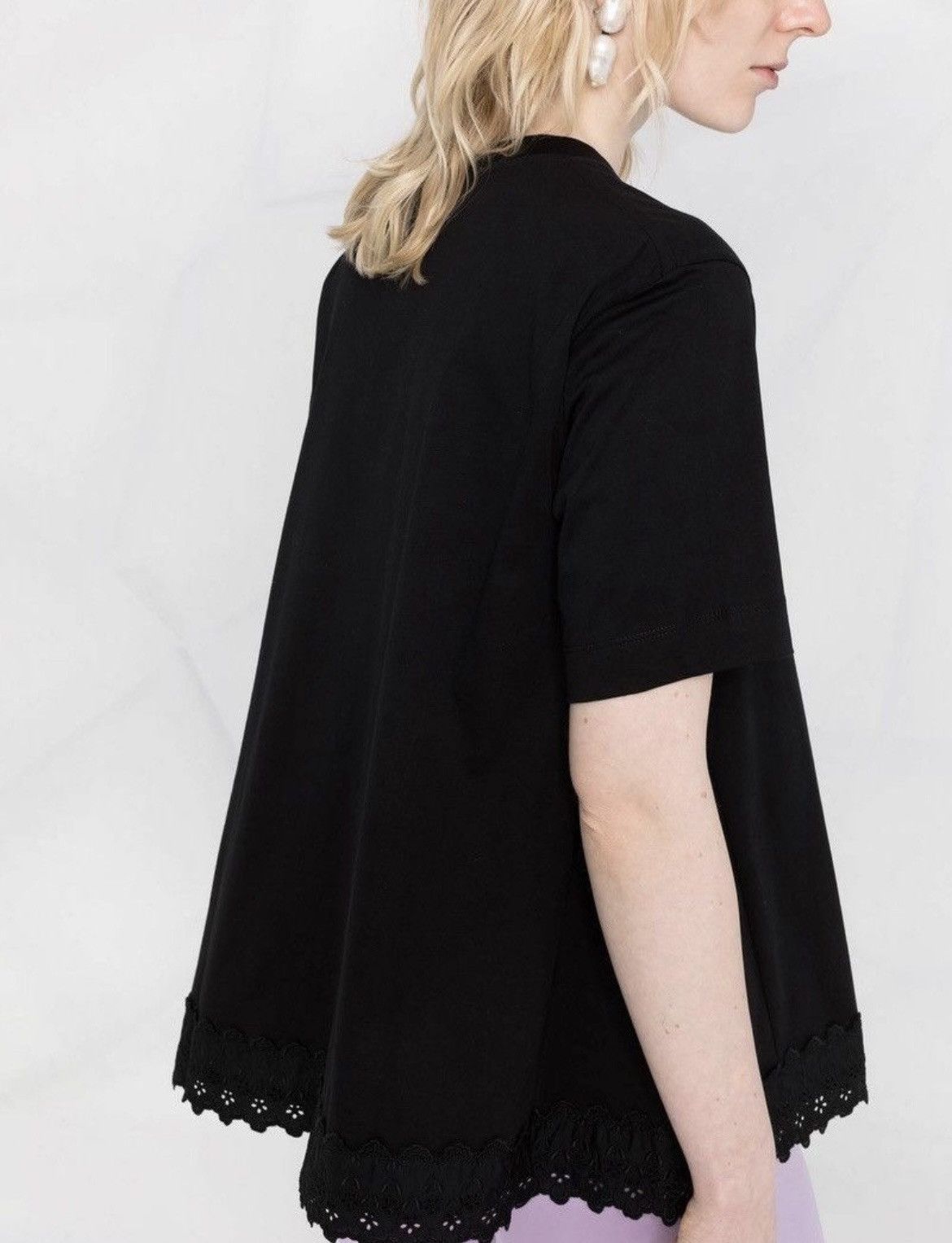 Simone Rocha Simone Rocha - Floral - Embroidered Hem - Shirt Size XS / US 0-2 / IT 36-38 - 16 Thumbnail