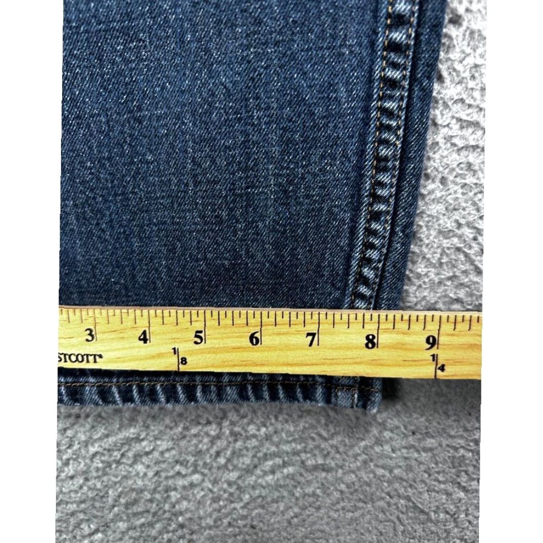 Levi's Levi's 505 Jeans Mens 34X32 Blue Distressed Regular Fit Straight Leg Denim Casual Jeans Regular 34X32 Mens Blue Distressed 505 Size US 34 / EU 50 - 8 Thumbnail