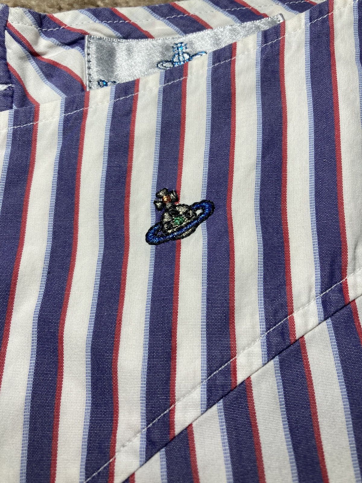 Vivienne Westwood 90s Vivienne Westwood MAN Swim Beach Shorts Striped Vintage Size US 28 / EU 44 - 3 Thumbnail