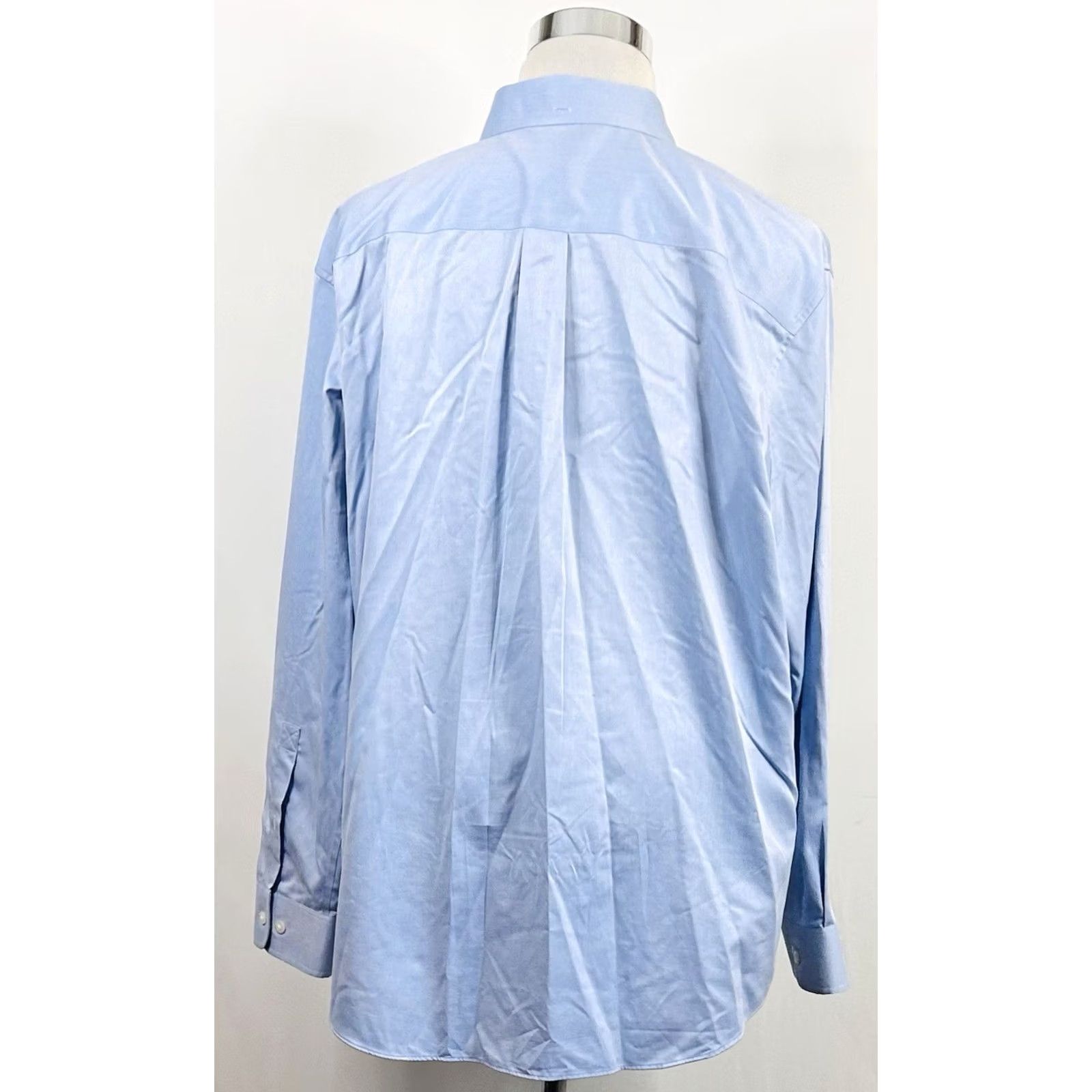 CO Duluth XL Standard Fit Wrinkle Fighter Oxford Shrit Blue 100% Cotton Shirt Button-Up Mens XL Blue Size US XL / EU 56 / 4 - 5 Thumbnail