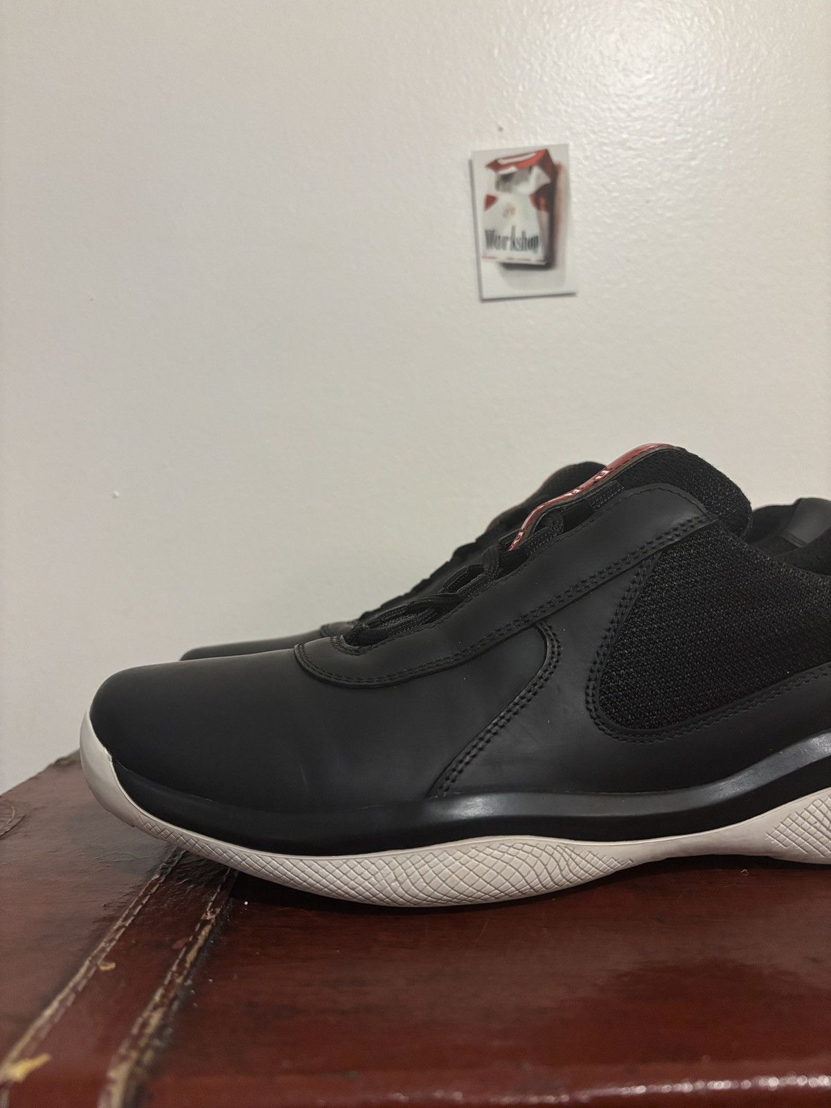 Prada Prada Black and White Americas Cups Size US 8.5 / EU 41-42 - 11 Thumbnail
