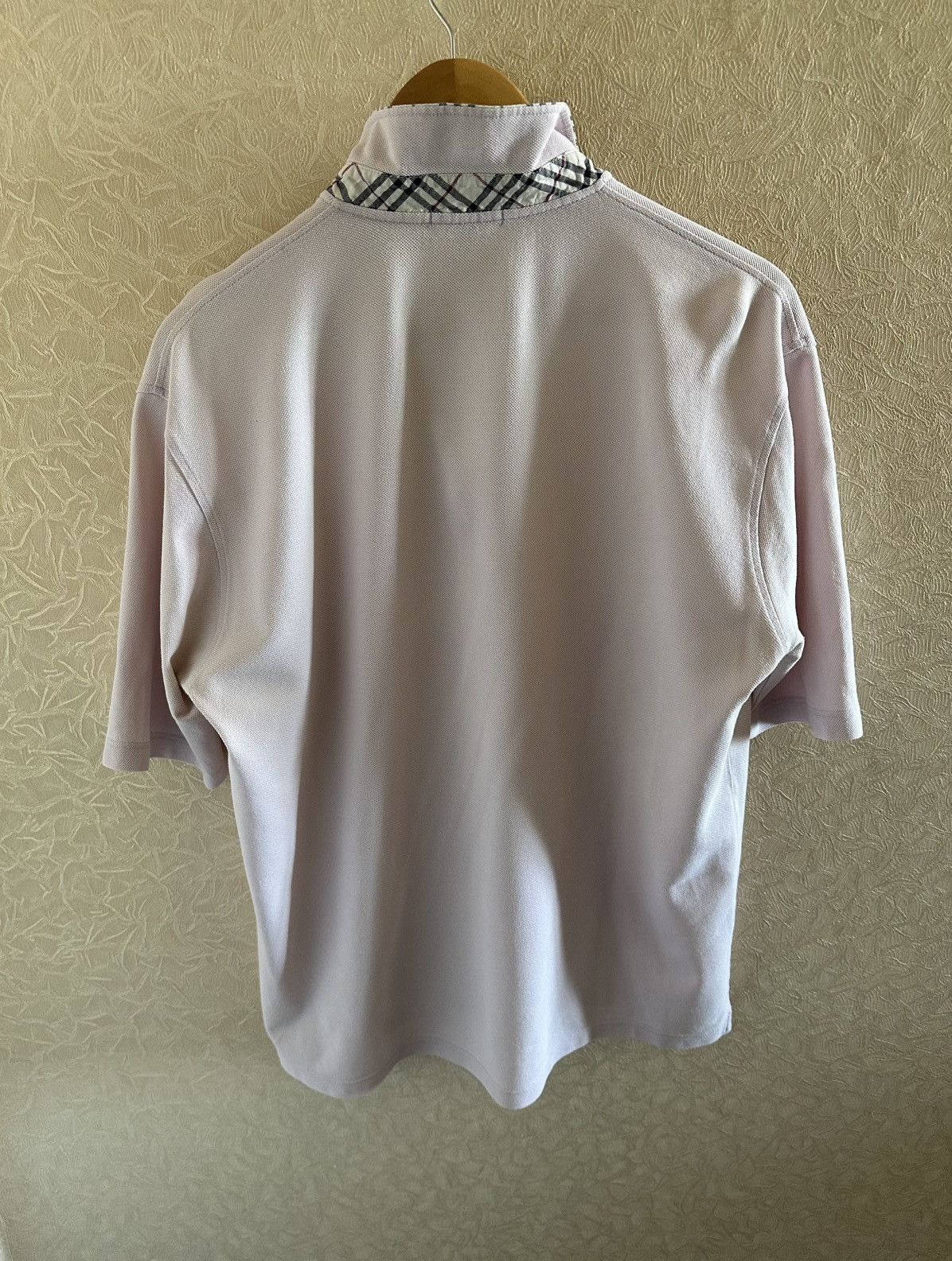 Burberry Burberry polo size L light pink vintage Size US L / EU 52-54 / 3 - 10 Thumbnail