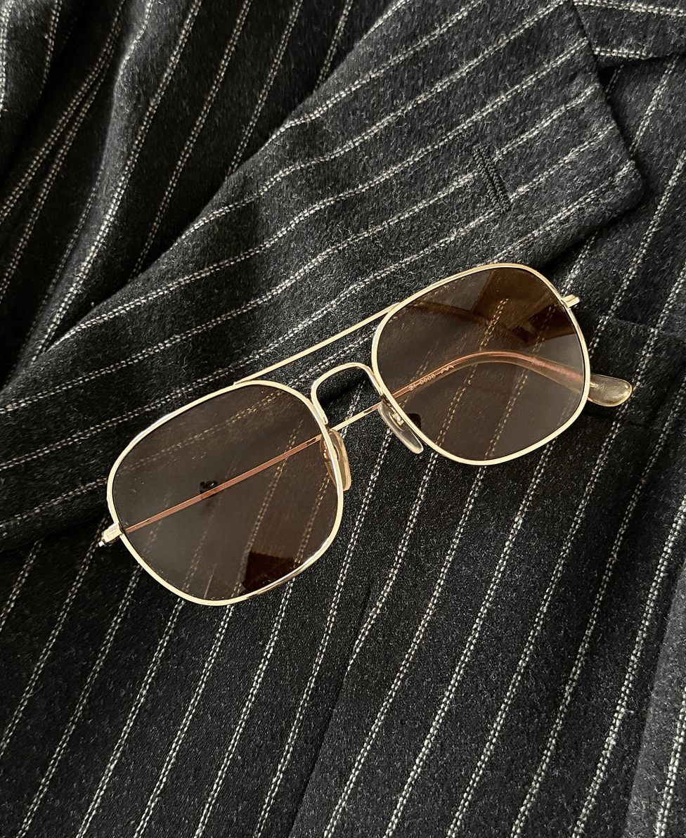 Helmut Lang Helmut Lang 1999 Titanium Metal Aviator Sunglasses Size ONE SIZE - 1 Preview