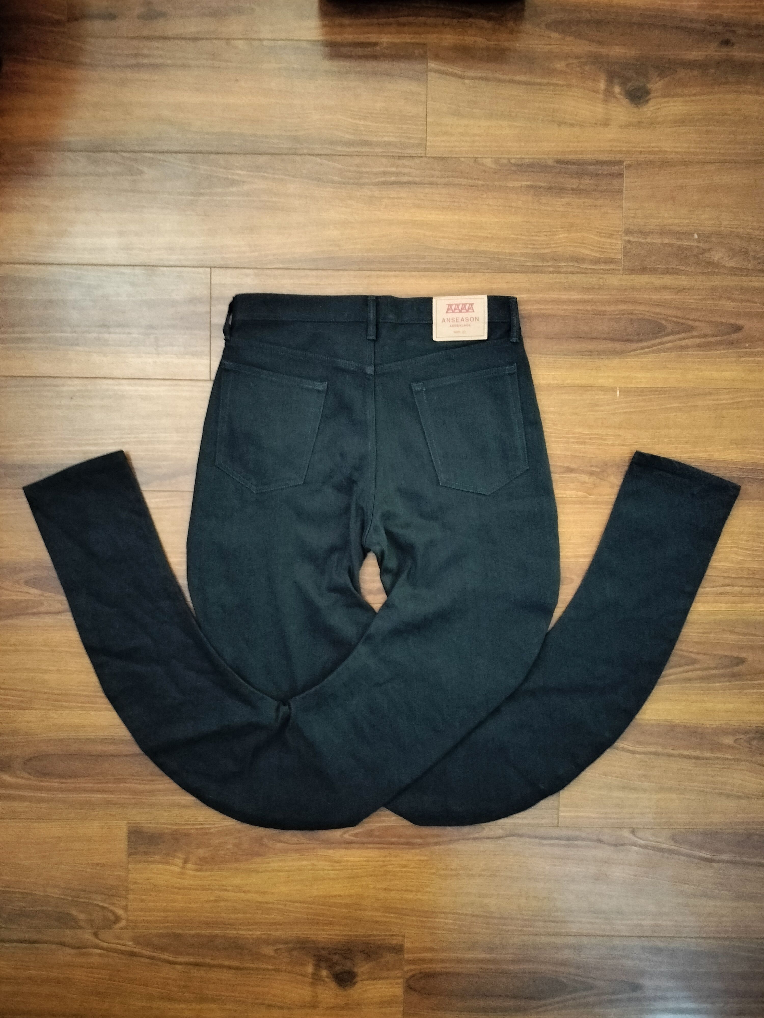 ANREALAGE ANREALAGE - ANSEASON - TWISTED BLACK DENIM TROUSER Size US 34 / EU 50 - 3 Thumbnail