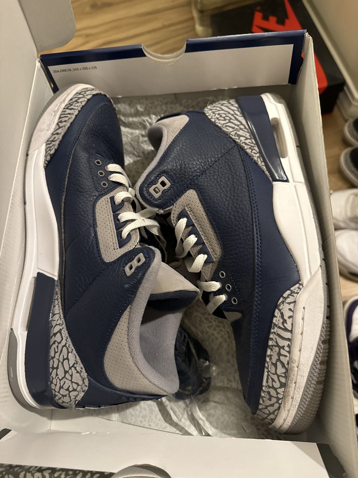 Jordan Brand Jordan 3 Georgetown Size US 11.5 / EU 44-45 - 7 Thumbnail
