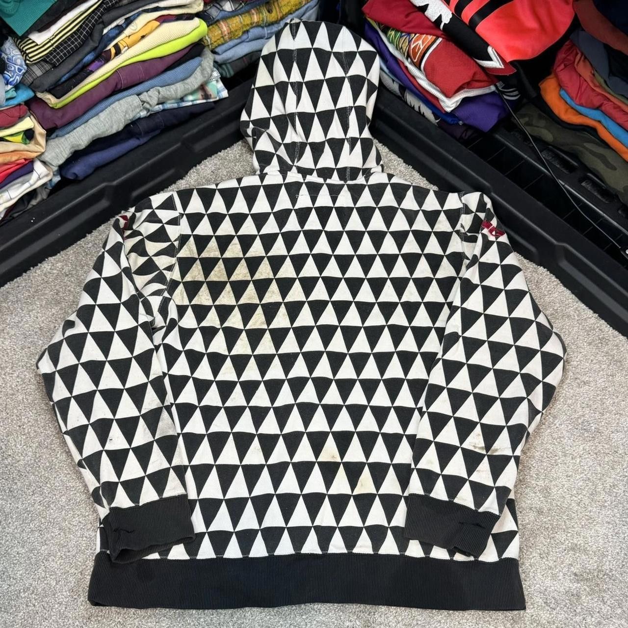 Japanese Brand × Vintage VTG Y2K One Industries Zip Up Hoodie Size US L / EU 52-54 / 3 - 4 Thumbnail