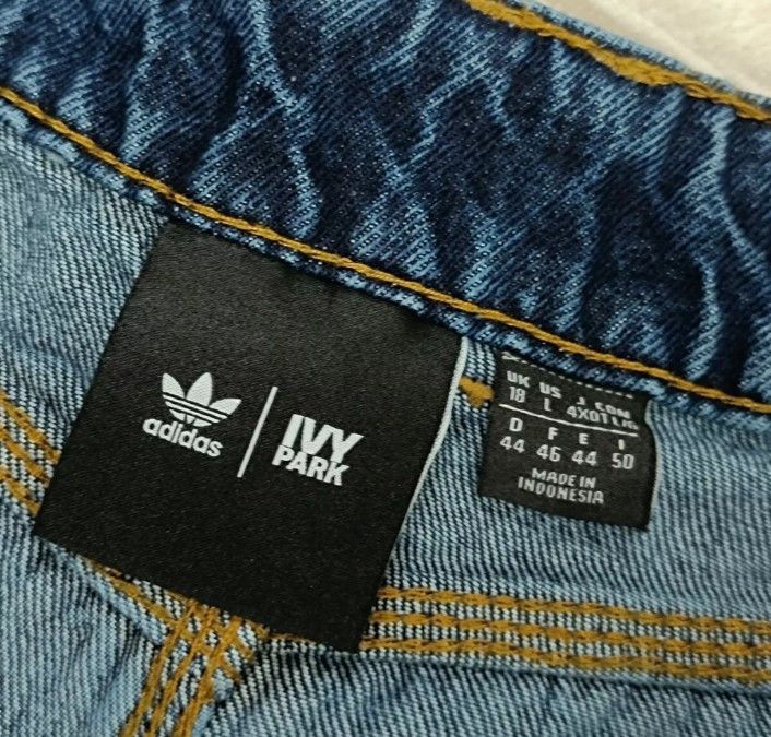 Adidas × If Six Was Nine Final Drop! adidas x Ivy Park Denim Wide-Leg Snap Pants Size US 36 / EU 52 - 8 Thumbnail