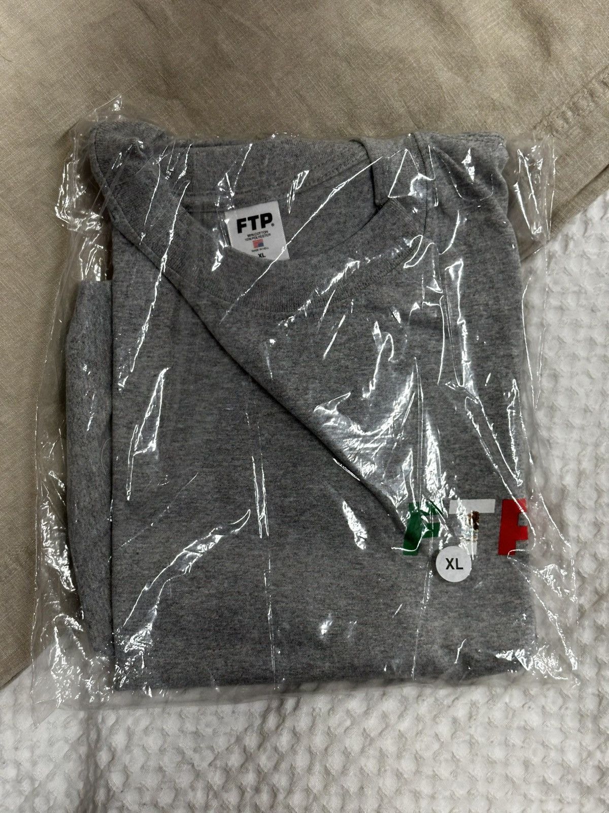 Fuck The Population FTP MEXICAN FLAG LOGO TEE (HEATHER GREY) Size US XL / EU 56 / 4 - 2 Thumbnail