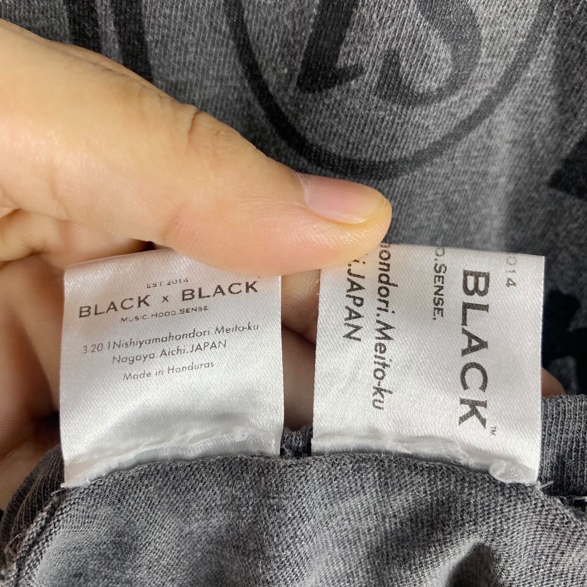 Japanese Brand Japanese Brand BLACK x BLACK "Black Is Art" Pocket Tee Shirt Size US S / EU 44-46 / 1 - 8 Thumbnail
