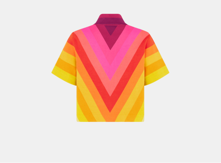 Dior o1w1db10326 524V43 Short-Sleeved Jacket in Multicolor Size M / US 6-8 / IT 42-44 - 2 Thumbnail