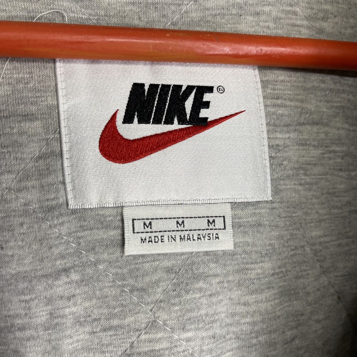 Nike × Vintage Vintage Nike Big Swoosh Hoodie Jacket Green Size M Size US M / EU 48-50 / 2 - 7 Thumbnail