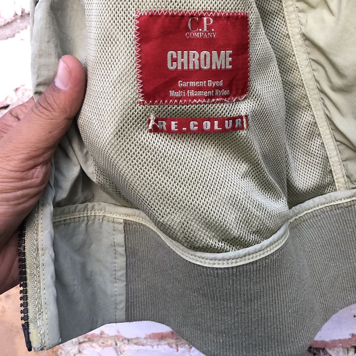 C.P. Company Vintage C.P. Company Light Green Chrome Bomber Jacket Size US L / EU 52-54 / 3 - 16 Thumbnail