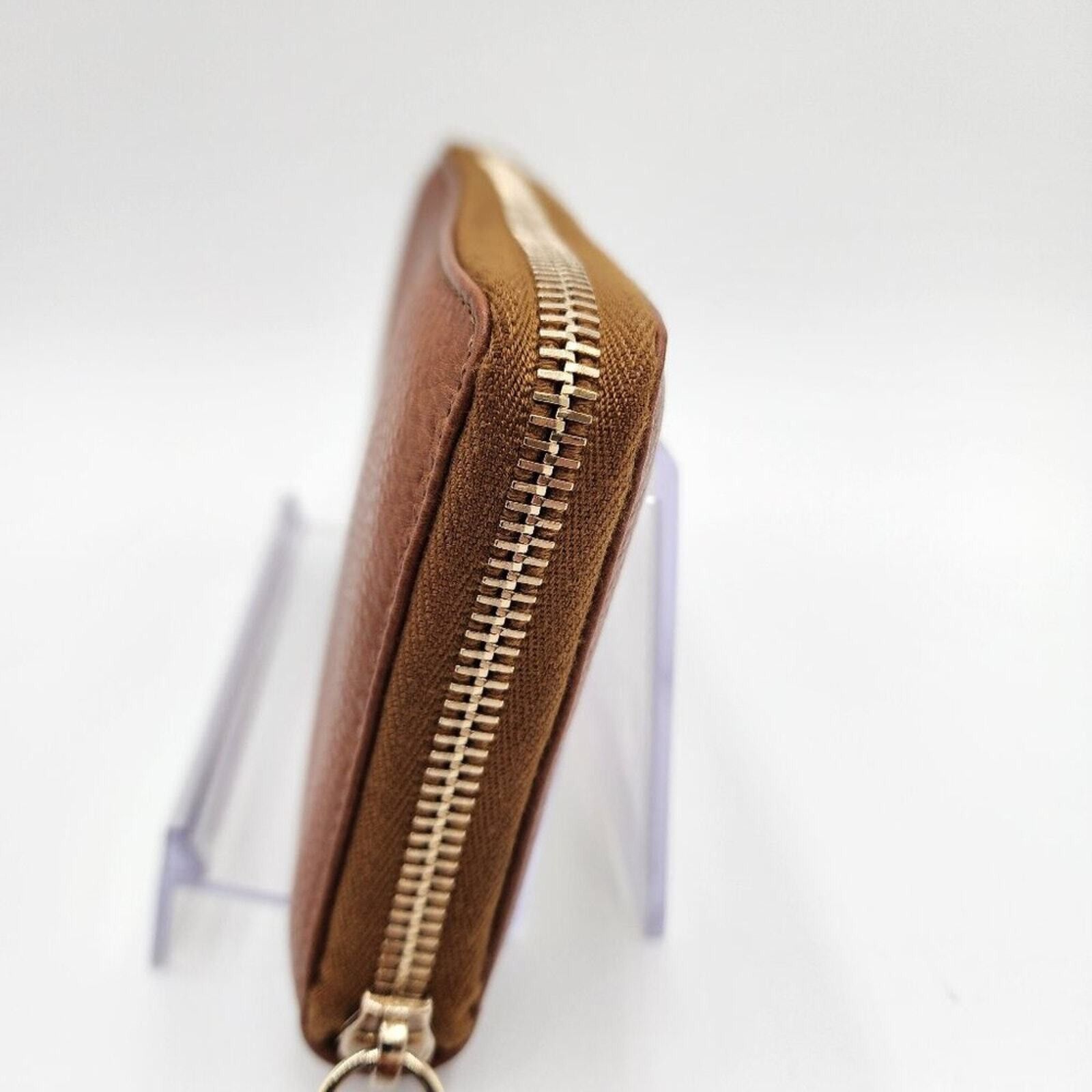 Gucci New GUCCI GG CALF LEATHER TASSEL LONG WALLET IN WHISKY BROWN Size ONE SIZE - 8 Thumbnail