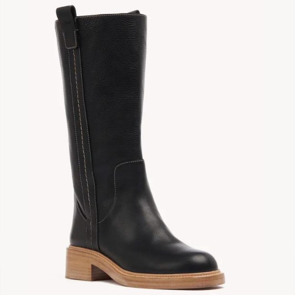 Chloe o1loc1c0624 CHC21 Edith Boots in Black Size US 6 / IT 36 - 2 Thumbnail