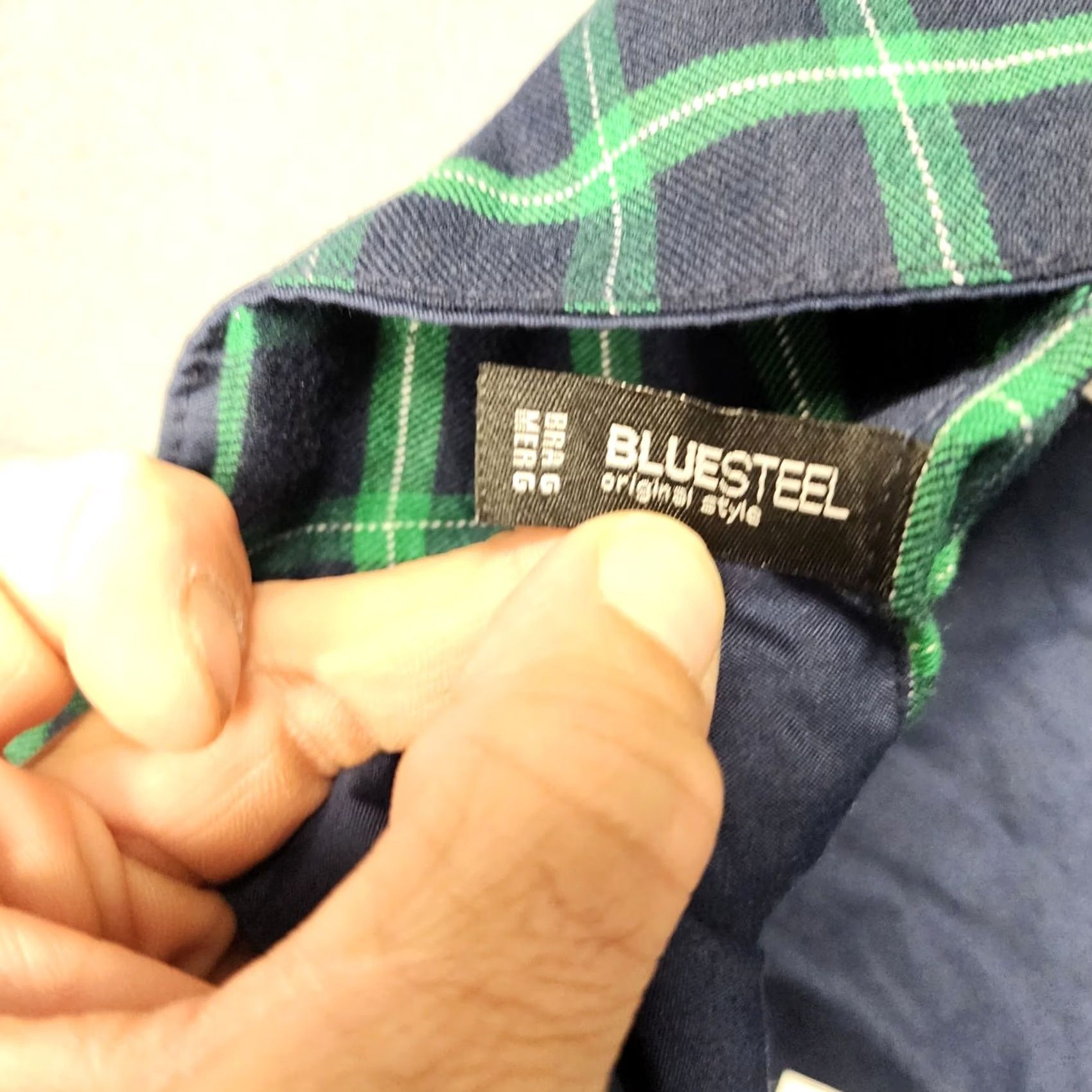 Vintage VINTAGE Bluesteel Women L Blackwatch Plaid Blue Green Skirt & Top Set Grunge Preppy Schoolgirl Mens? Size L / US 10 / IT 46 - 3 Thumbnail