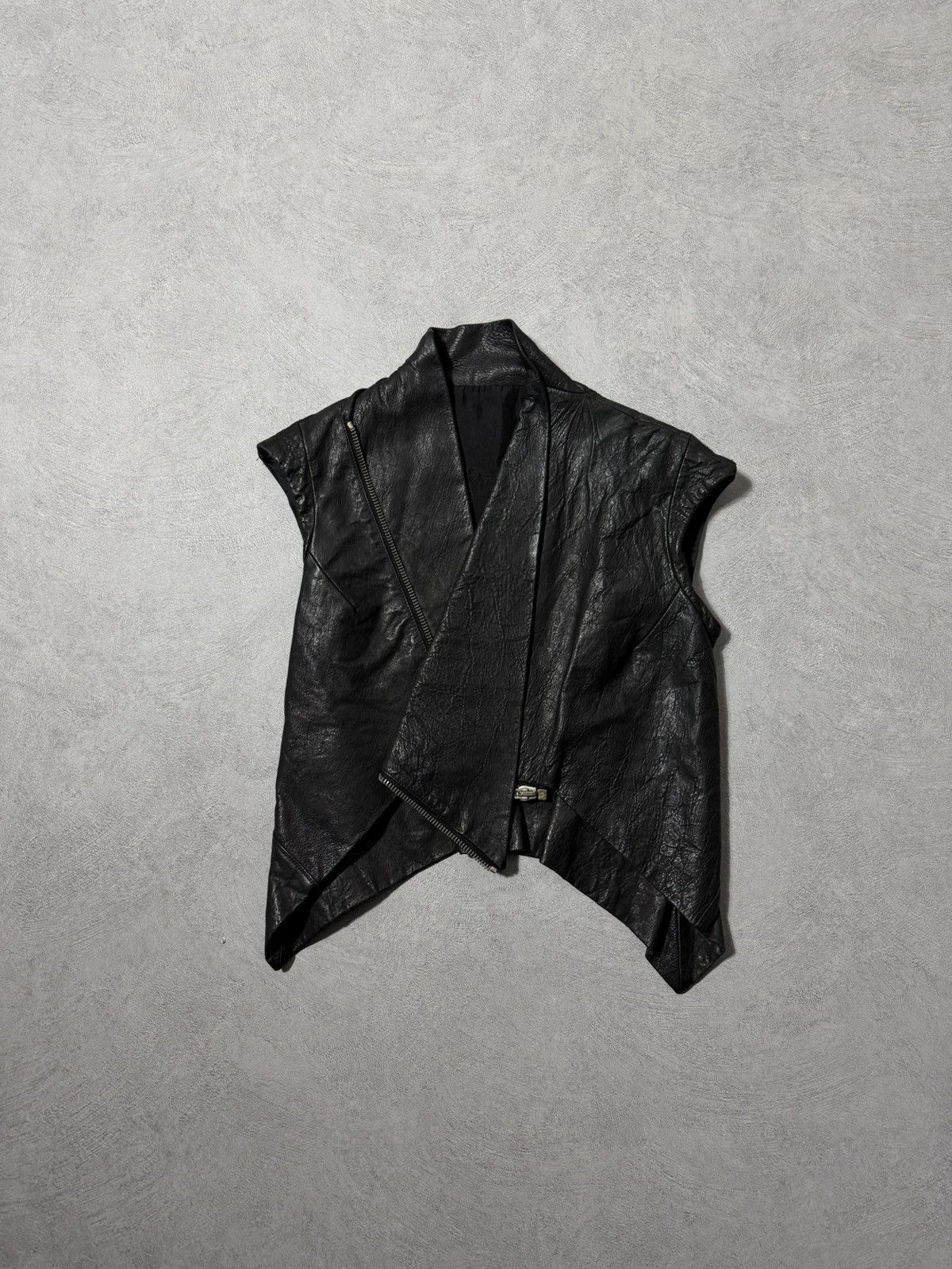 Rick Owens Rick Owens 2010SS ‘Release’ Lambskin Sculptural Vest Size S / US 4 / IT 40 - 3 Thumbnail