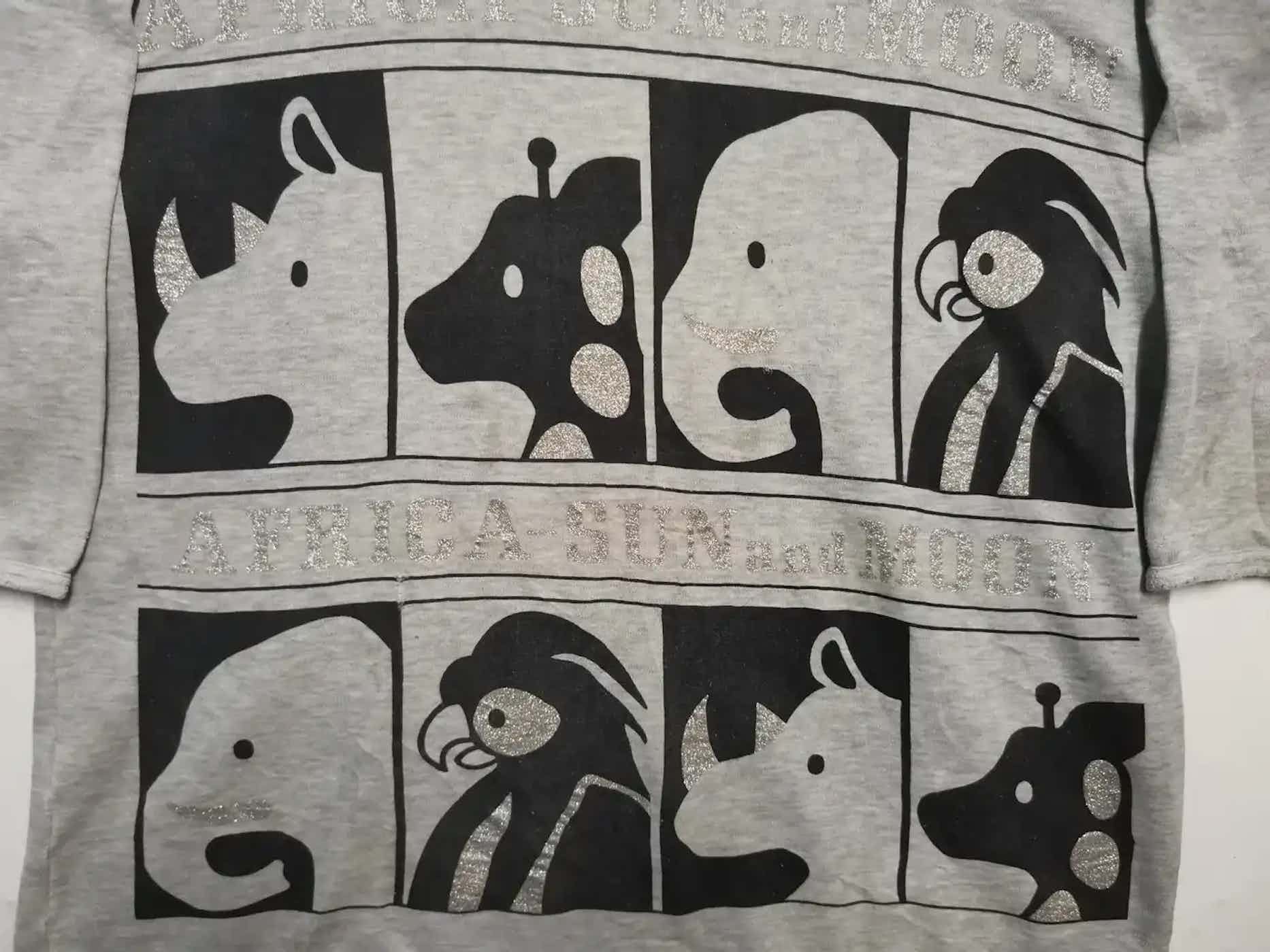 Vintage Vintage Excellent Africa Sun & Moon Sweatshirt Size US XL / EU 56 / 4 - 5 Thumbnail