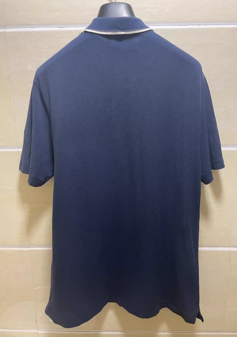 Hermes Hermes Short Sleeve Polo Shirt in Navy-2506 Size US L / EU 52-54 / 3 - 2 Thumbnail