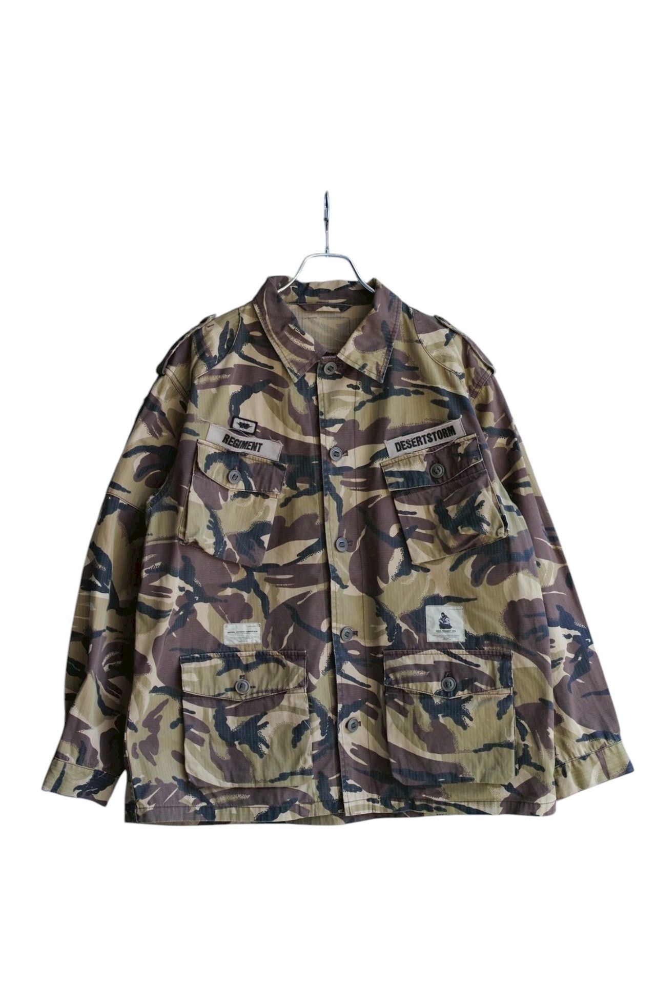 Wtaps WTAPS Team Desertstorm Camouflage Jacket Green Size US XL / EU 56 / 4 - 1 Thumbnail