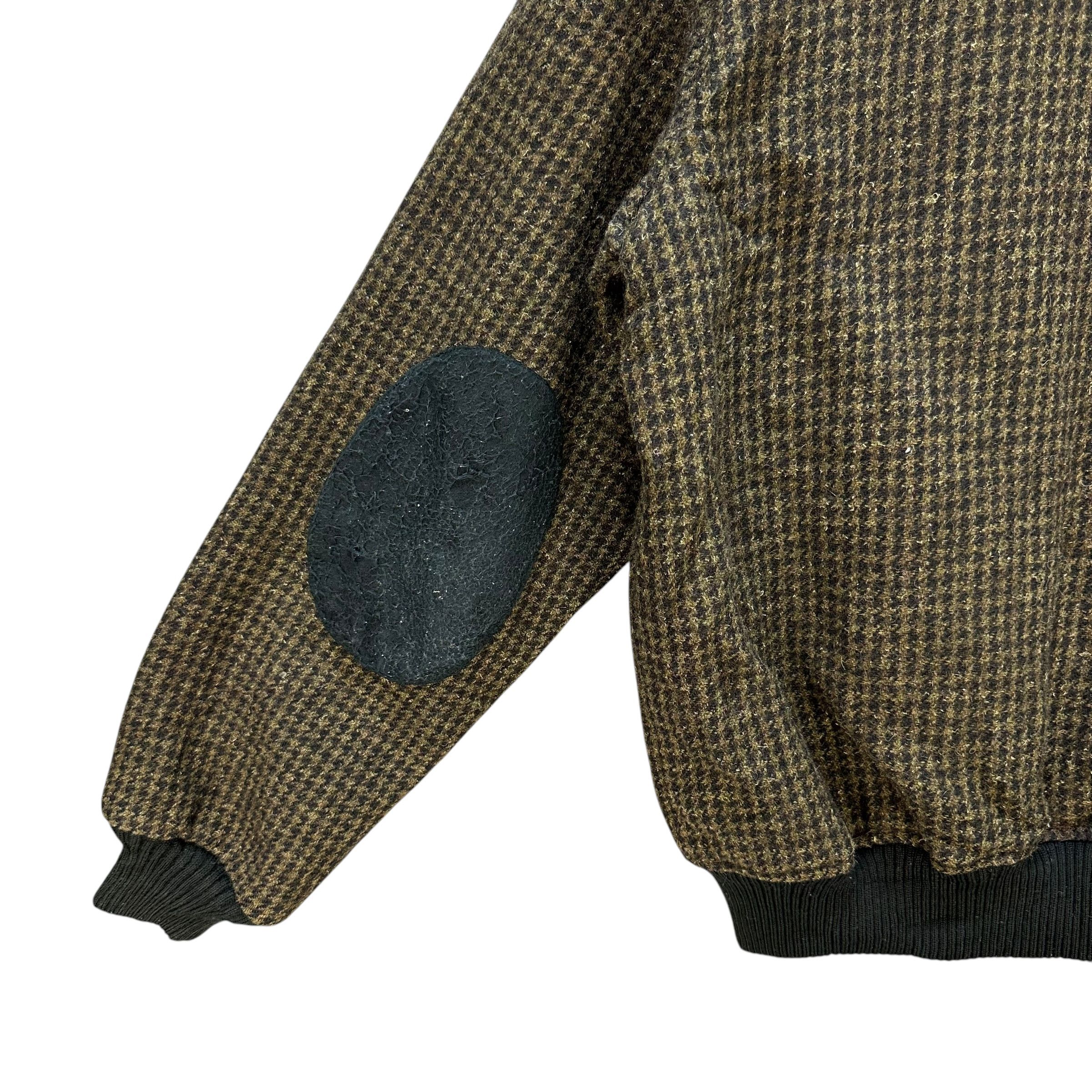 McGregor 80's MCGREGOR Houndstooth Wool Bomber Jacket #A74-1778 Size US L / EU 52-54 / 3 - 11 Thumbnail
