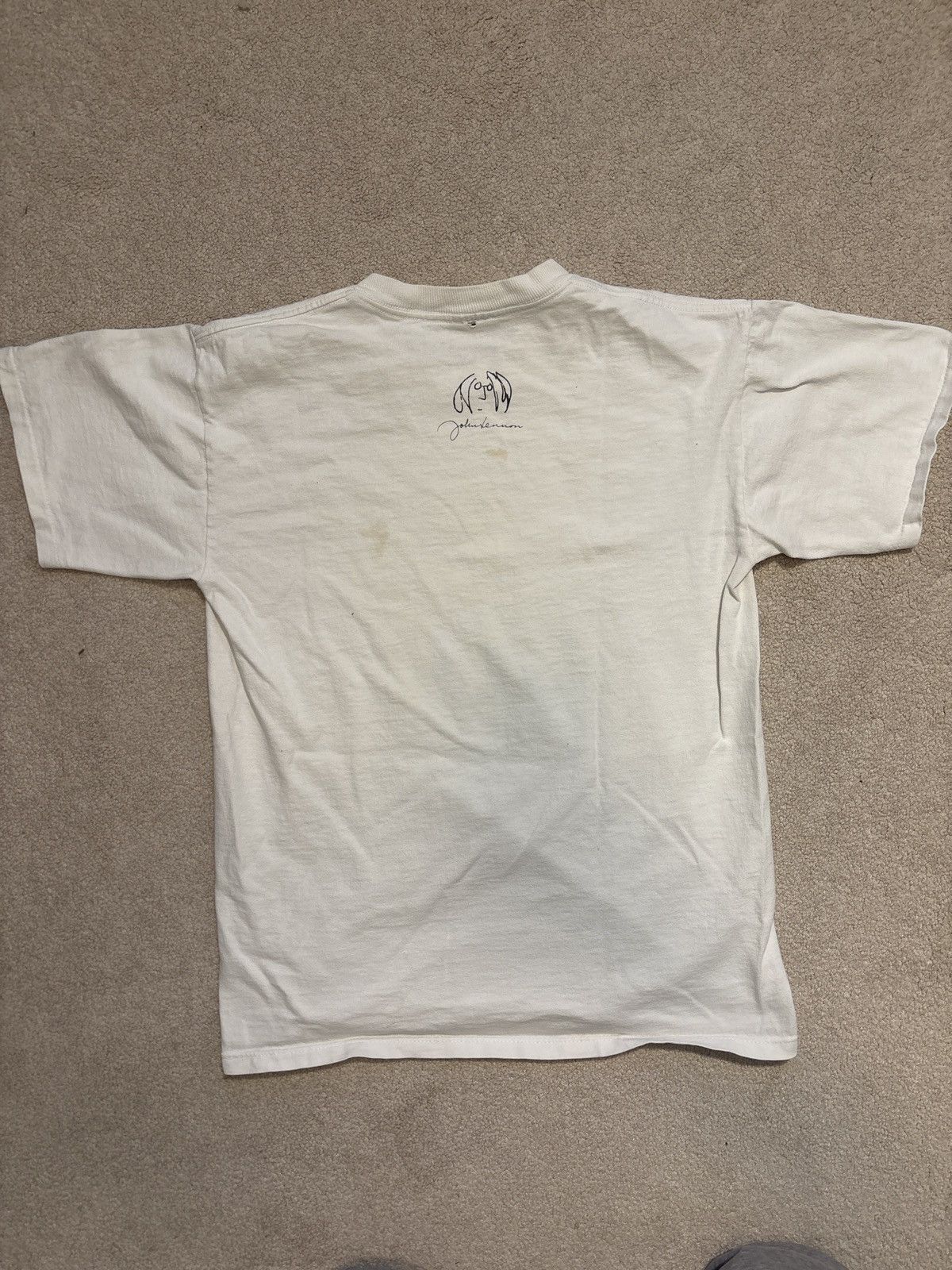 Vintage VERY RARE 90’s John Lennon Music Note Tee Size US M / EU 48-50 / 2 - 5 Thumbnail