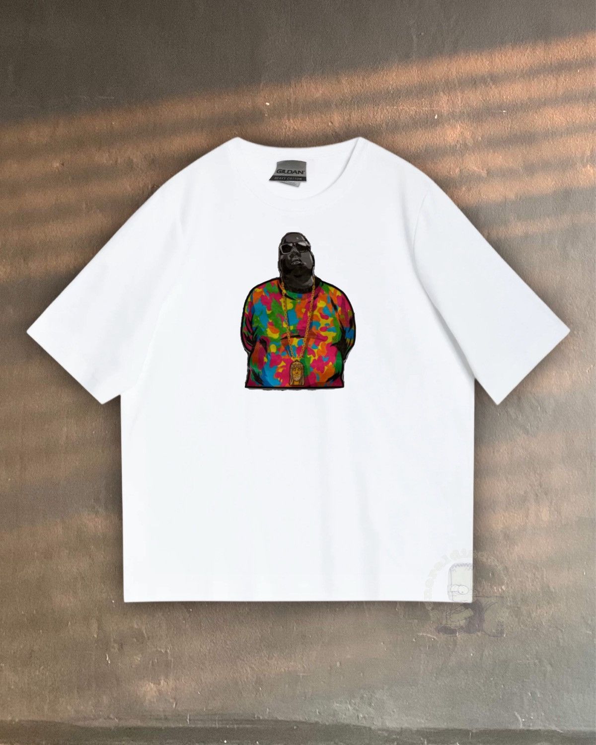 Rap Tees notorious BIG 4XL biggie smalls jesus piece oversized tee Size US XXL / EU 58 / 5 - 23 Thumbnail