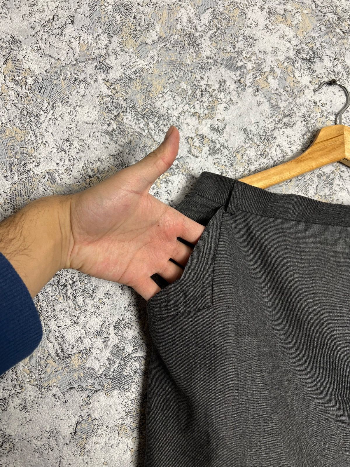 Escada × Escada Sport × Vintage Escada Margaretha Ley Womens Straight Pencil Skirt 100% Wool Size 27" / US 4 / IT 40 - 2 Thumbnail