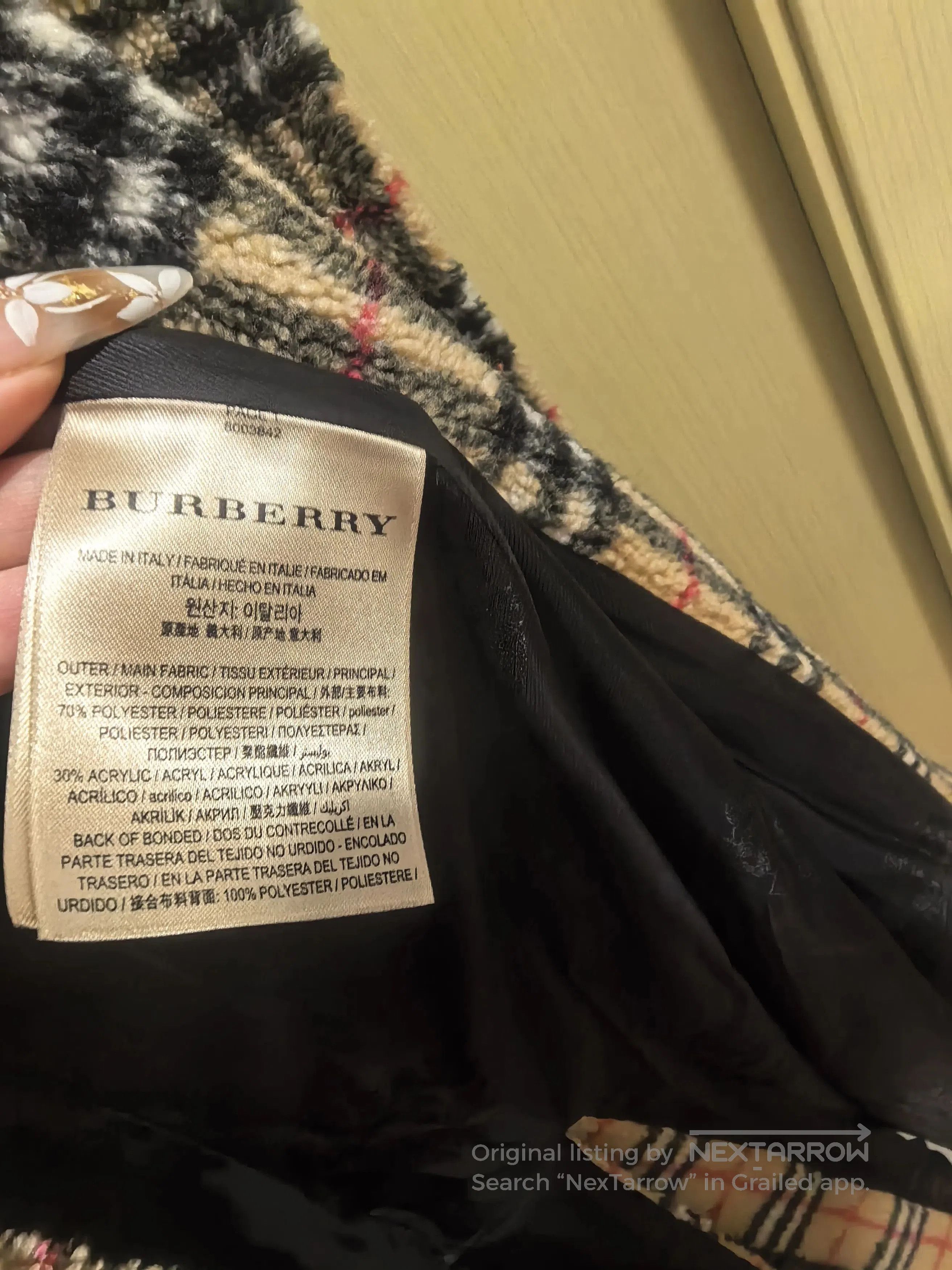 Burberry Burberry Double-Breasted Check Coat. Size M / US 6-8 / IT 42-44 - 6 Thumbnail