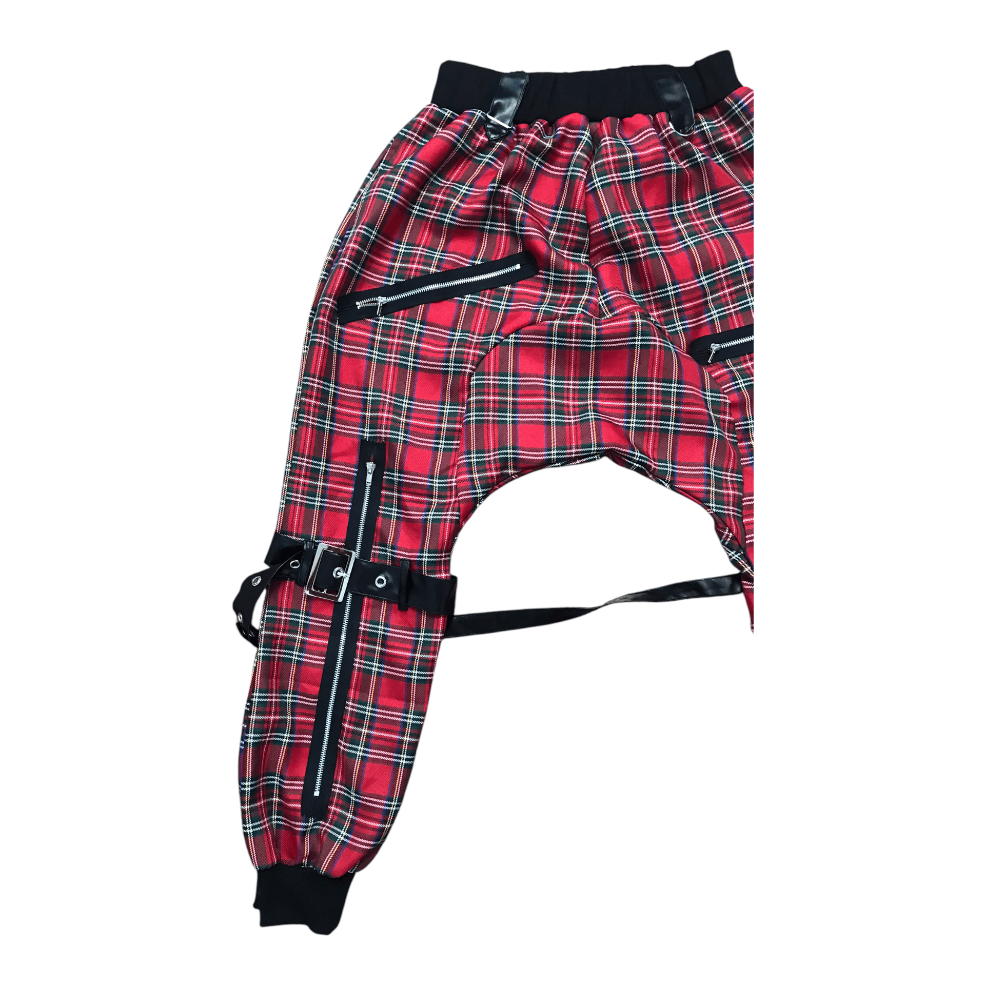 If Six Was Nine × Japanese Brand × Seditionaries Acdc Bondage red plaid Pant Size US 31 - 2 Thumbnail