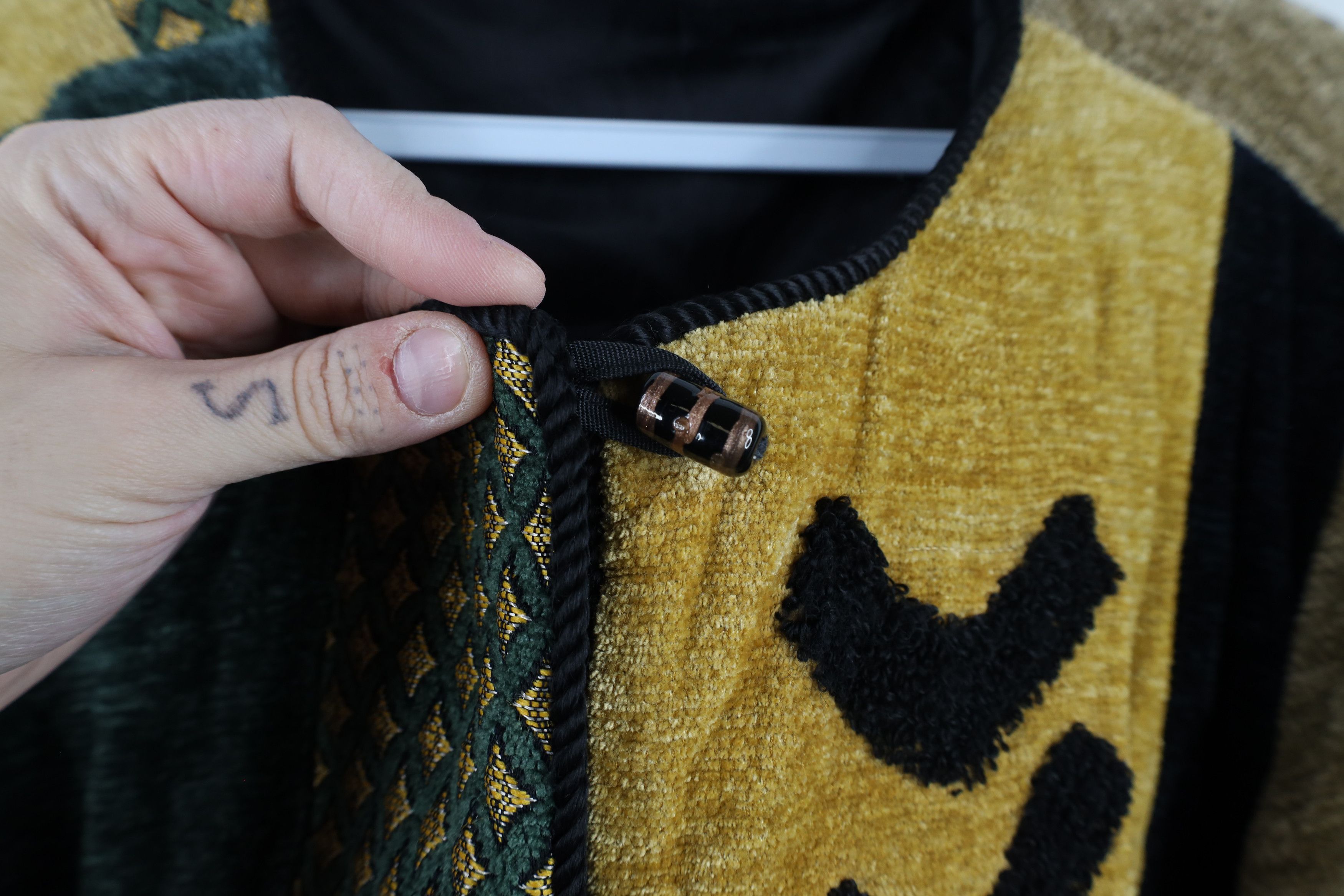 Vintage Vintage 90s Streetwear Patchwork Toggle Button Jacket Size M / US 6-8 / IT 42-44 - 8 Thumbnail