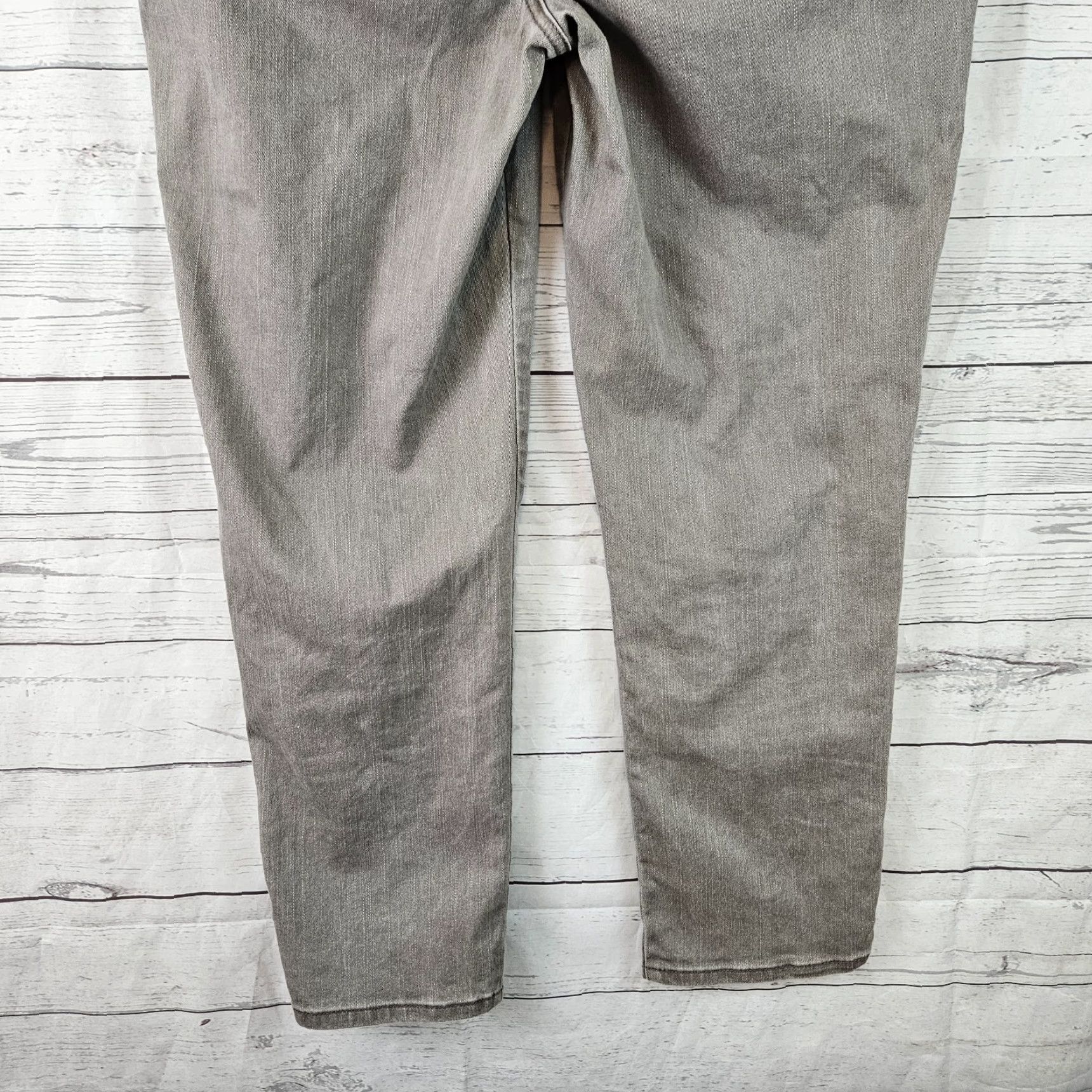 Vintage Chicos Womens Jeans Ankle Slim Girlfriend Perfect Stretch Sz 12 Gray High Rise Size 34" / US 12 / IT 48 - 6 Thumbnail