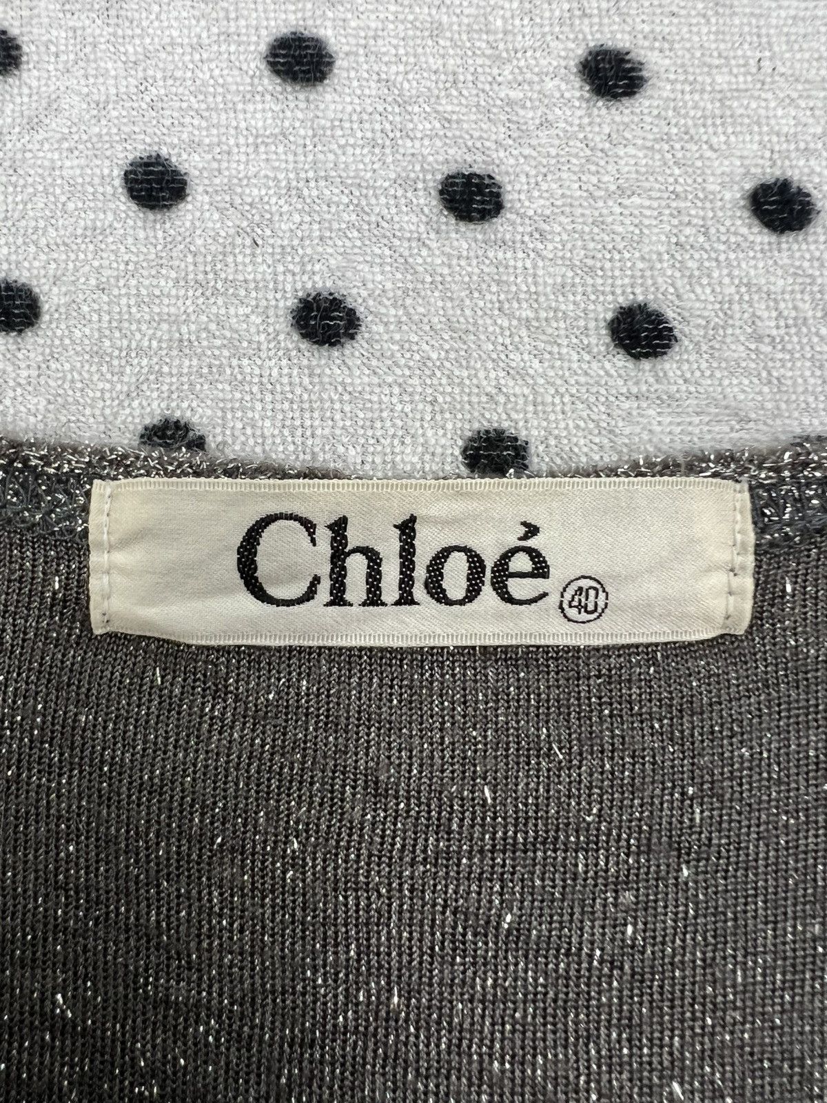 Chloe Chloe Glitter Tank Top Size S / US 4 / IT 40 - 5 Thumbnail