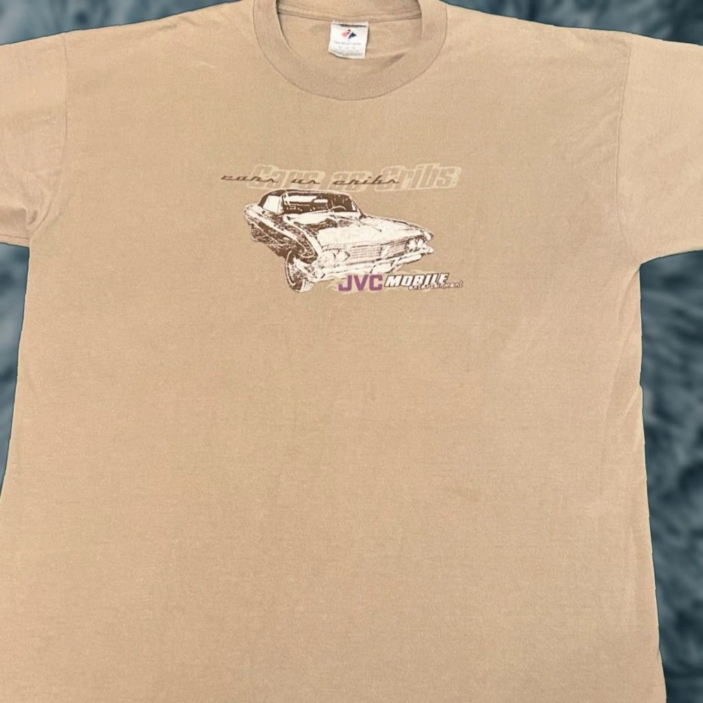 Vintage VINTAGE 90s Y2K Cribs As Cars JVC Mobile ENT TV Promo VTG Shirt Mens XL Brown Hip Hop 90s Y2K Mens XL Shirt Size US XL / EU 56 / 4 - 1 Thumbnail