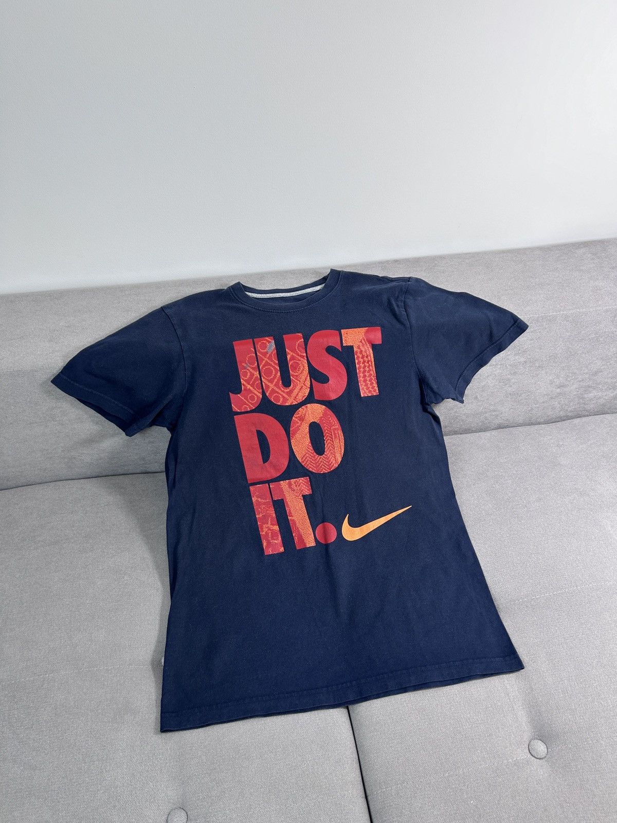 Nike × Vintage Nike Just Do It Tee Size US S / EU 44-46 / 1 - 2 Thumbnail