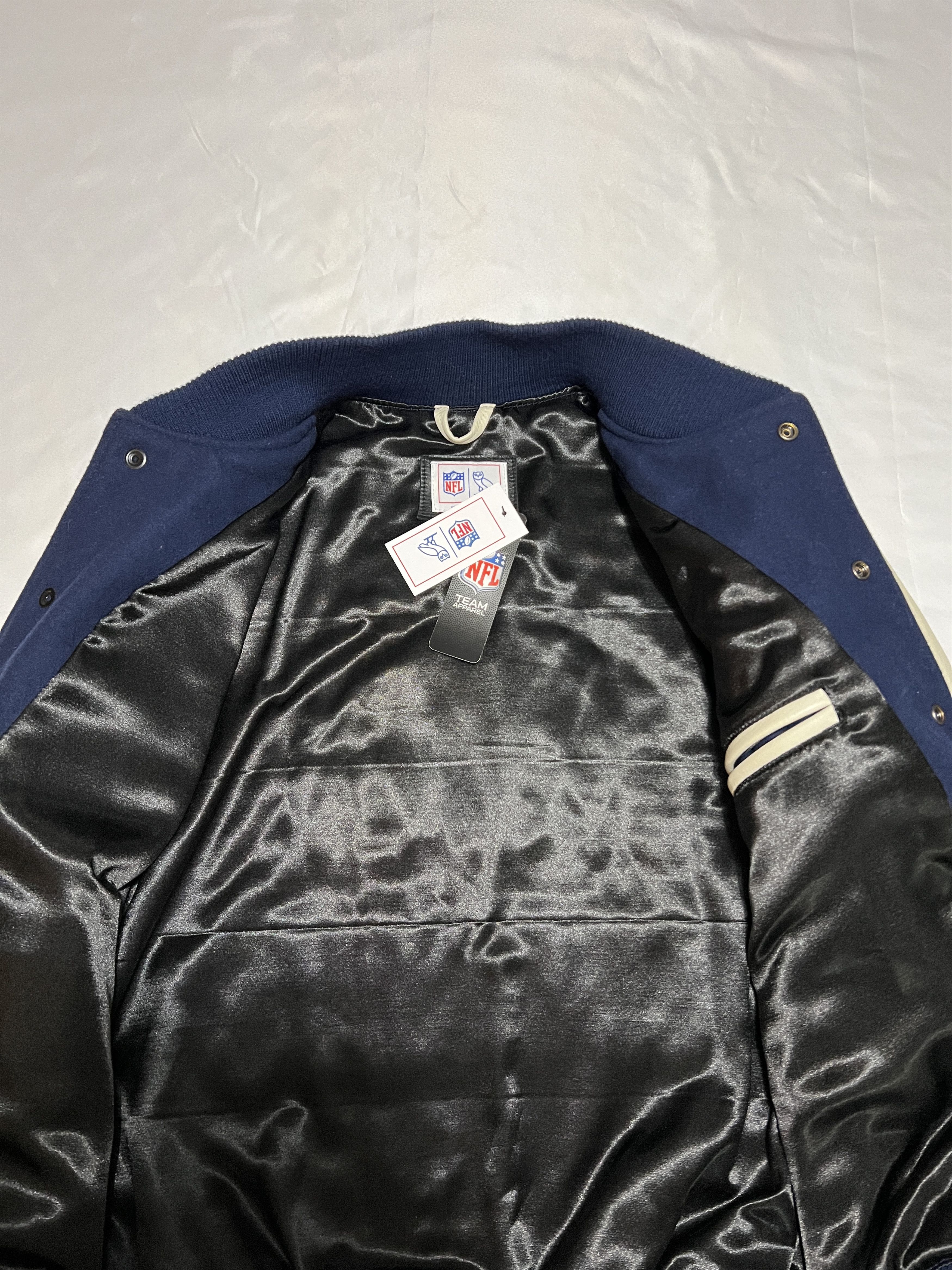Drake OVO x NFL DALLAS COWBOYS VARSITY JACKET Size US L / EU 52-54 / 3 - 9 Thumbnail