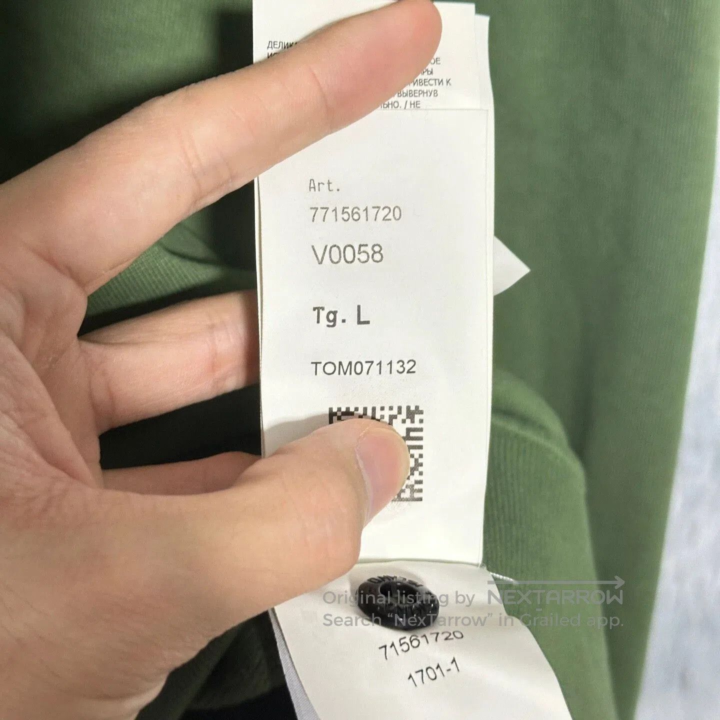 Stone Island stone island crewneck sweatshirt deep green. Size US L / EU 52-54 / 3 - 7 Thumbnail