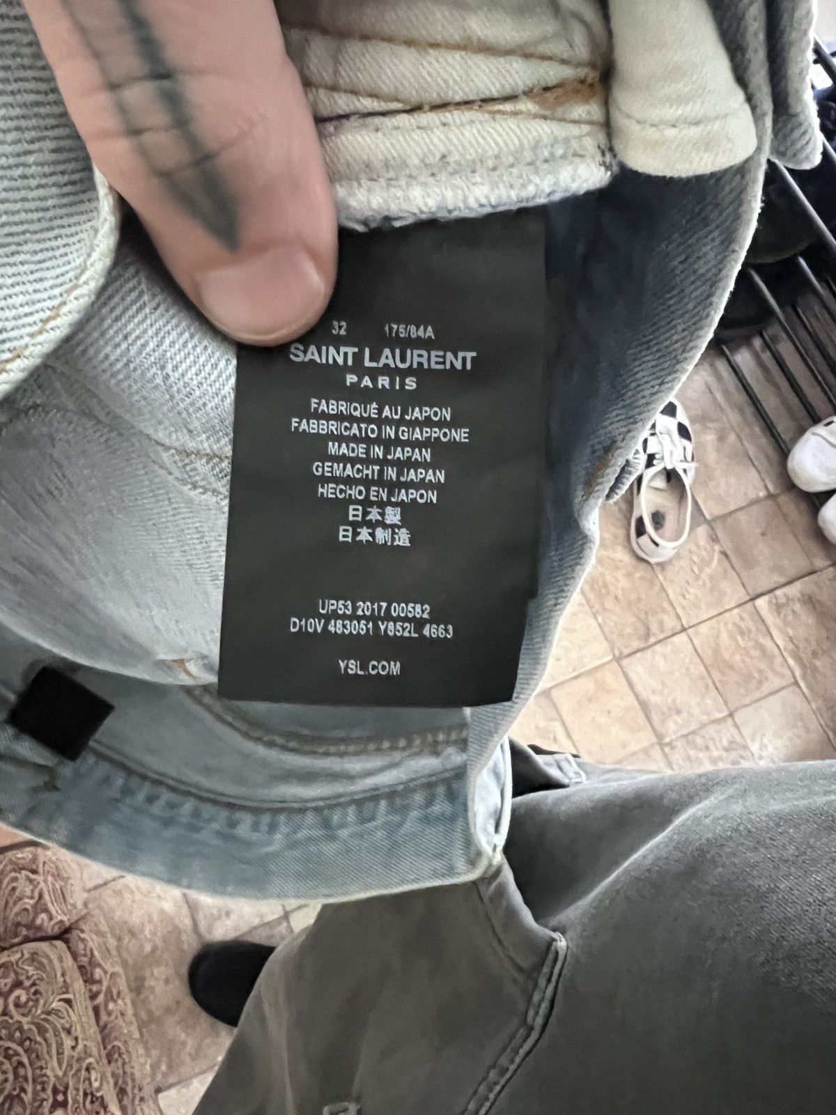Saint Laurent Paris LOWEST PRICE Japanese Denim Slim Saint Laurent jeans Size US 32 / EU 48 - 8 Thumbnail