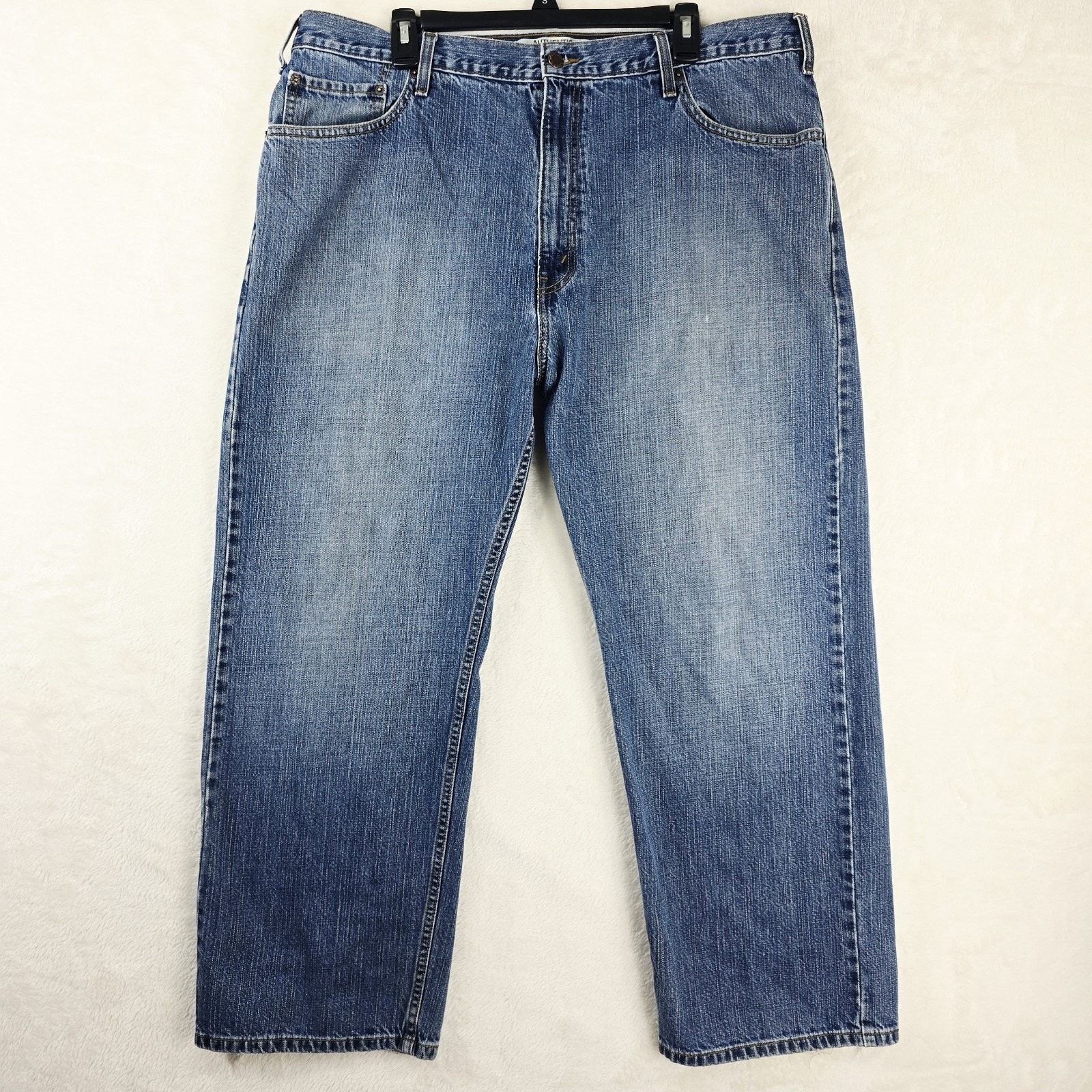 Levi's Levis Authentics Signature Jeans Mens 40x30 Blue Loose Fit Size US 40 / EU 56 - 2 Thumbnail