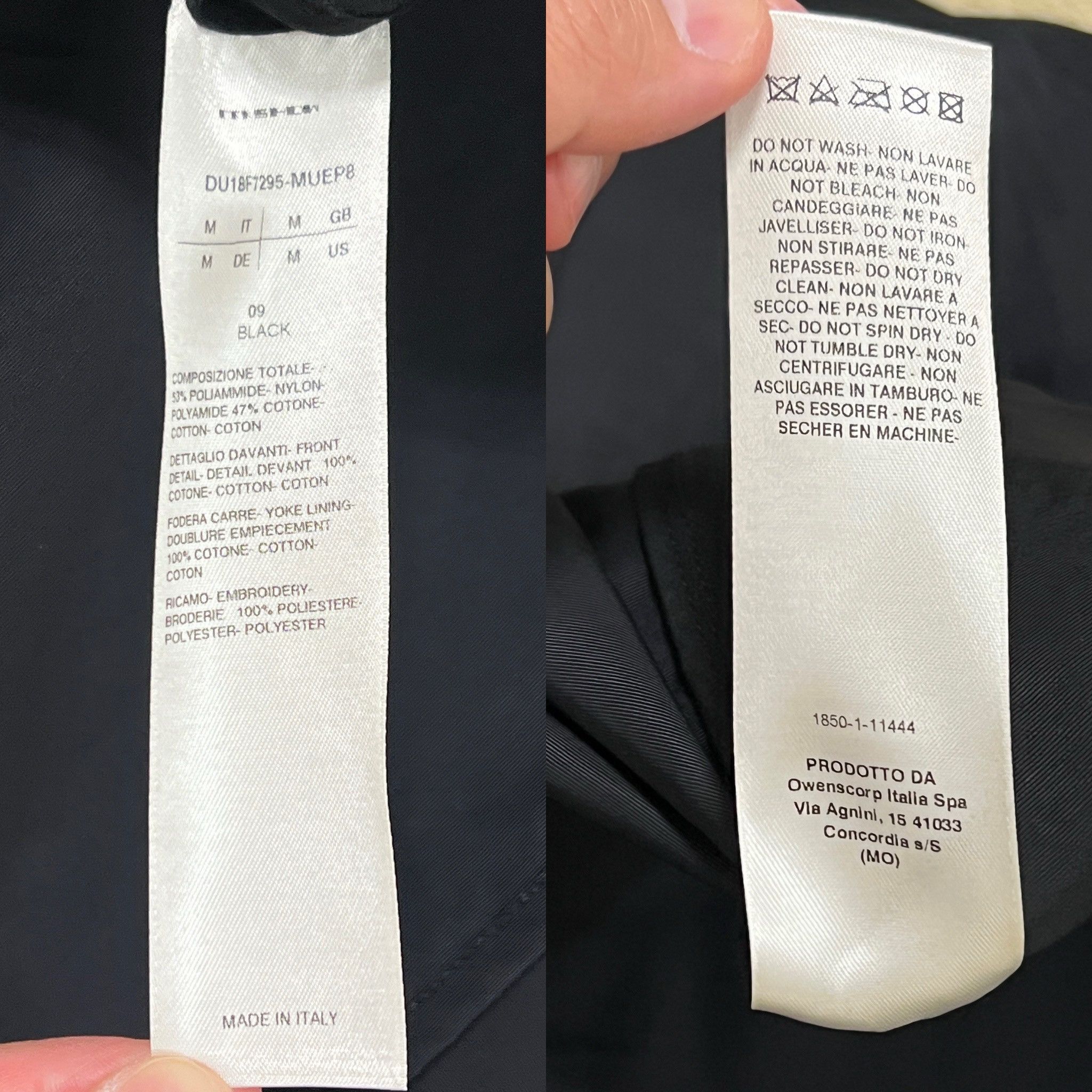Rick Owens Rick Owens FW17 DRKSHDW Patch Field Shirt Jacket Black Size US M / EU 48-50 / 2 - 9 Thumbnail