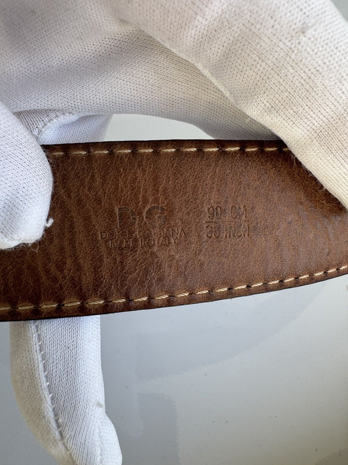Dolce & Gabbana Dolce & Gabbana Leather Belt Buckle Designer Size ONE SIZE - 4 Thumbnail