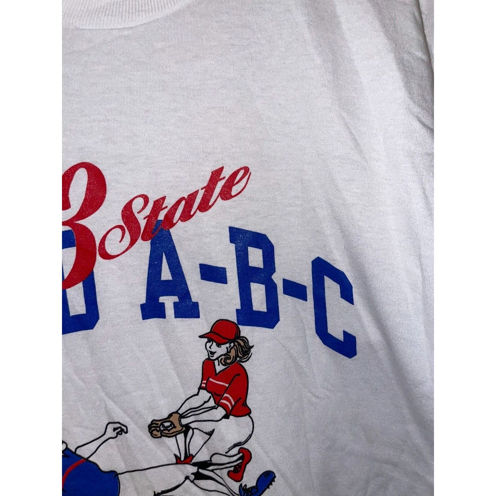 Jerzees Vintage CoEd Shirt Graphic ABC Tourney Graphic Tee VTG 90s L Size US L / EU 52-54 / 3 - 4 Thumbnail