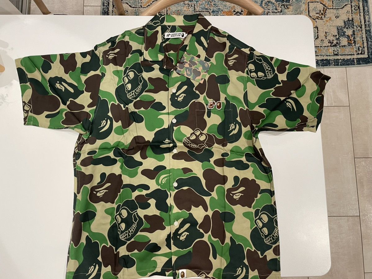 BAYC x BAPE Camo Shirt Size L