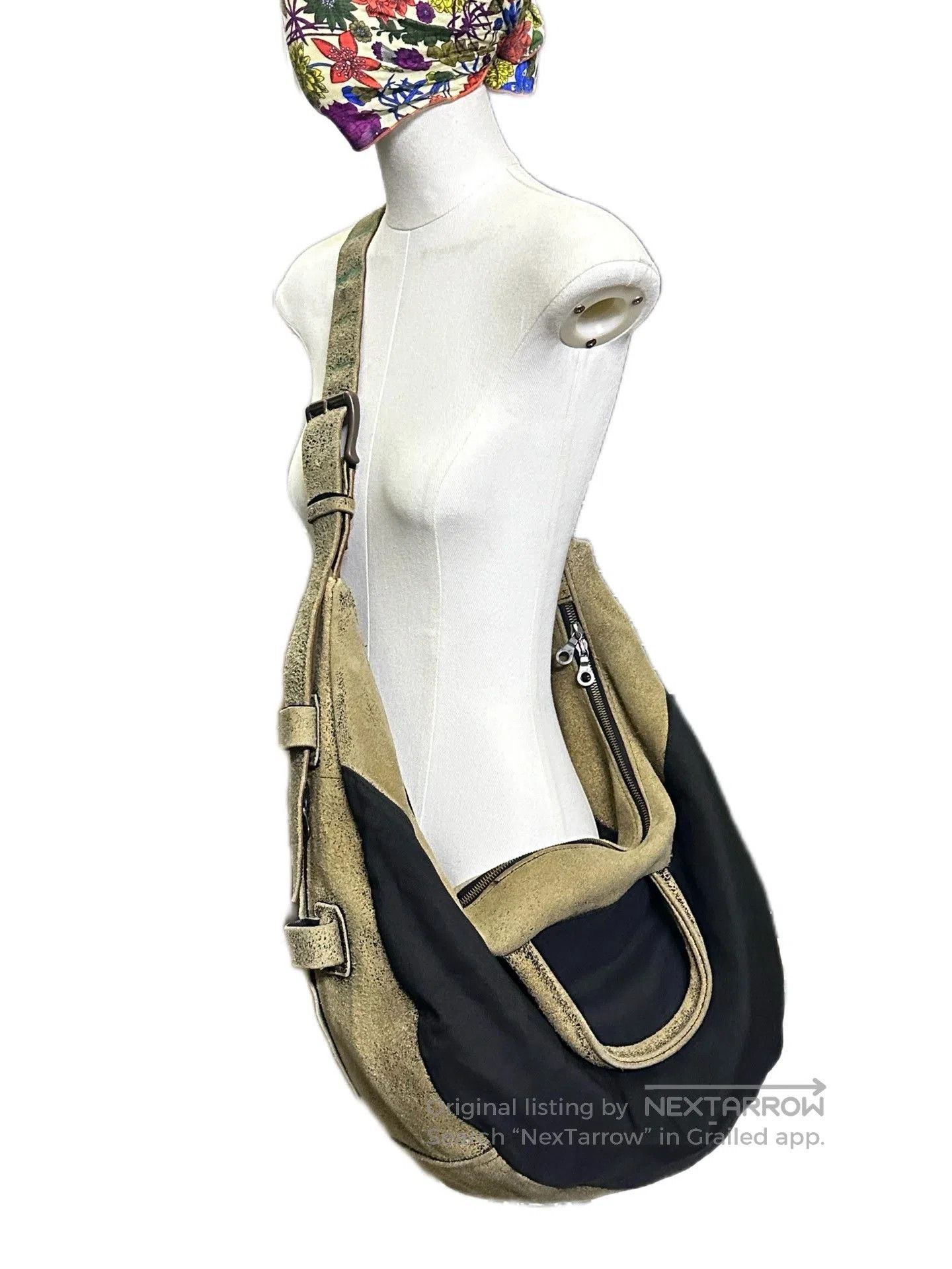 Jas MB Jas M.B Cracked Leather Crossbody Bag. Size ONE SIZE - 1 Thumbnail