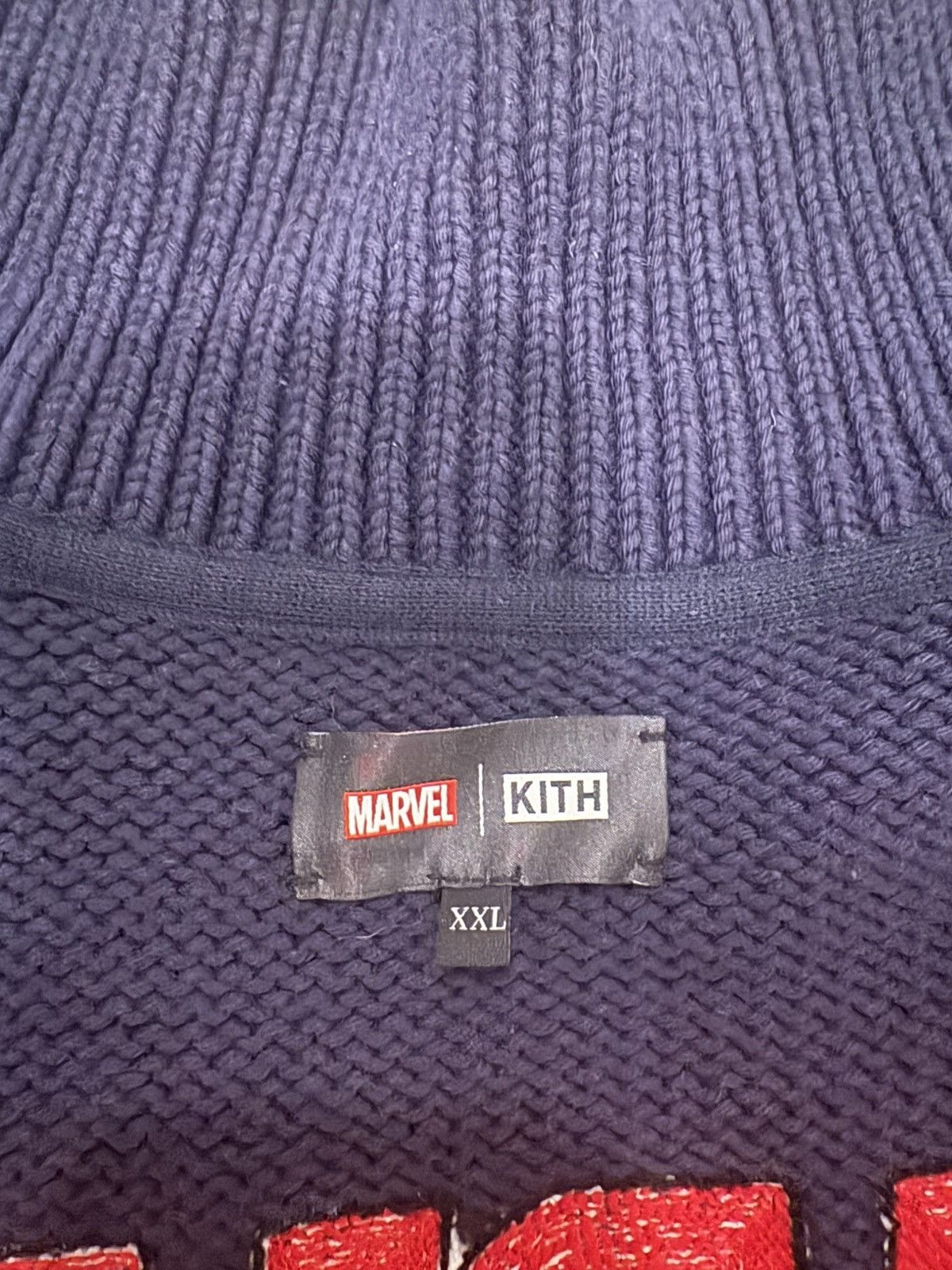 Kith × Marvel Comics Kith x Marvel Comics Full Zip Sweater - Nocturnal Size US XXL / EU 58 / 5 - 4 Thumbnail
